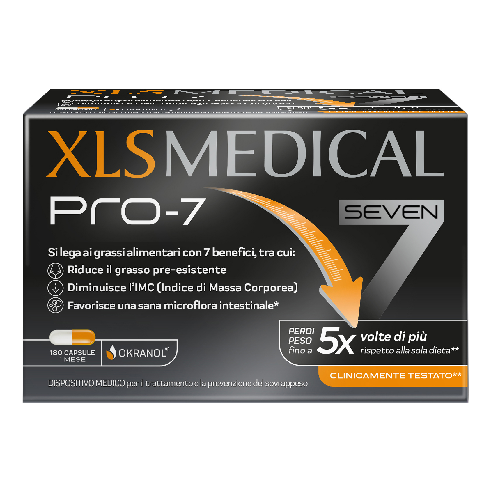 Xls medical pro 7 180 capsule