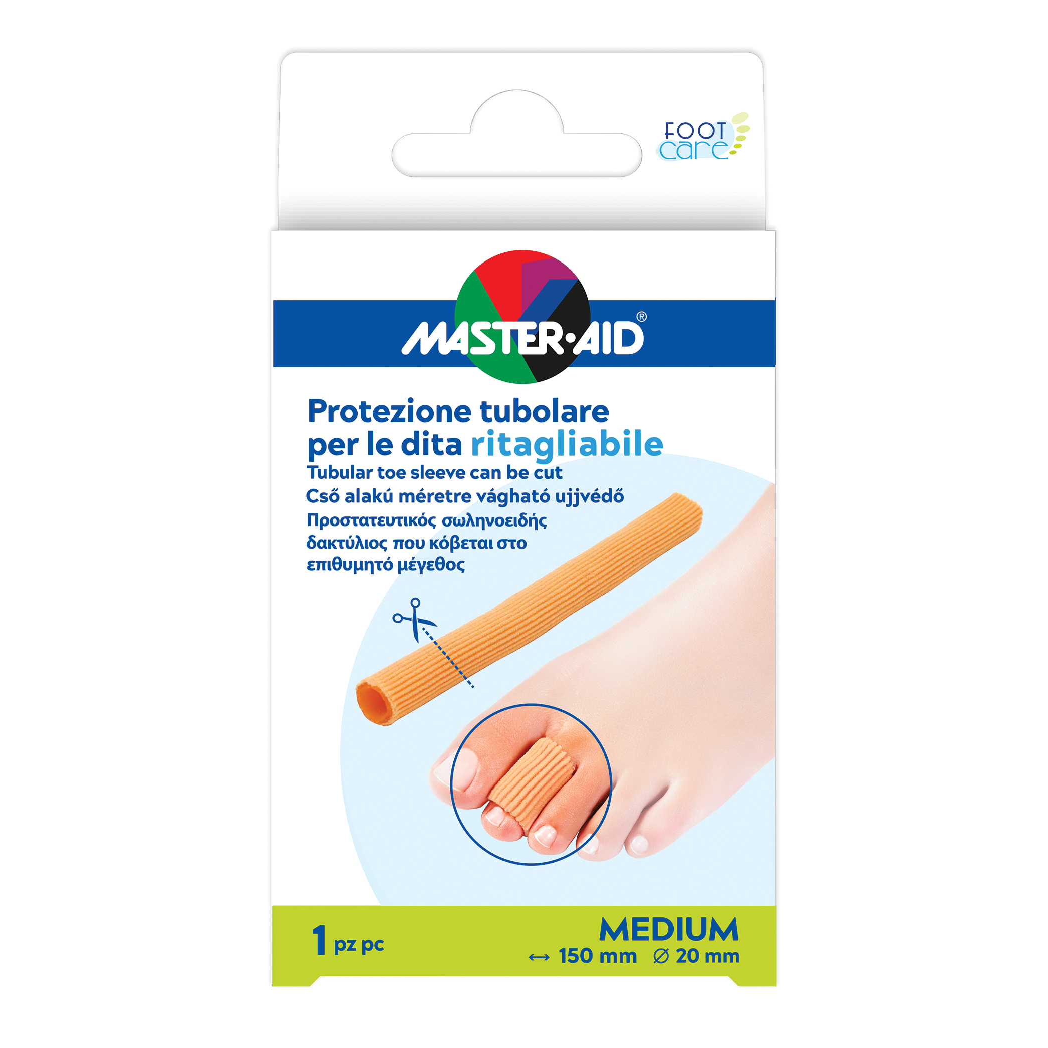 Footcare protezione tubolare ritagliabile 15cm m
