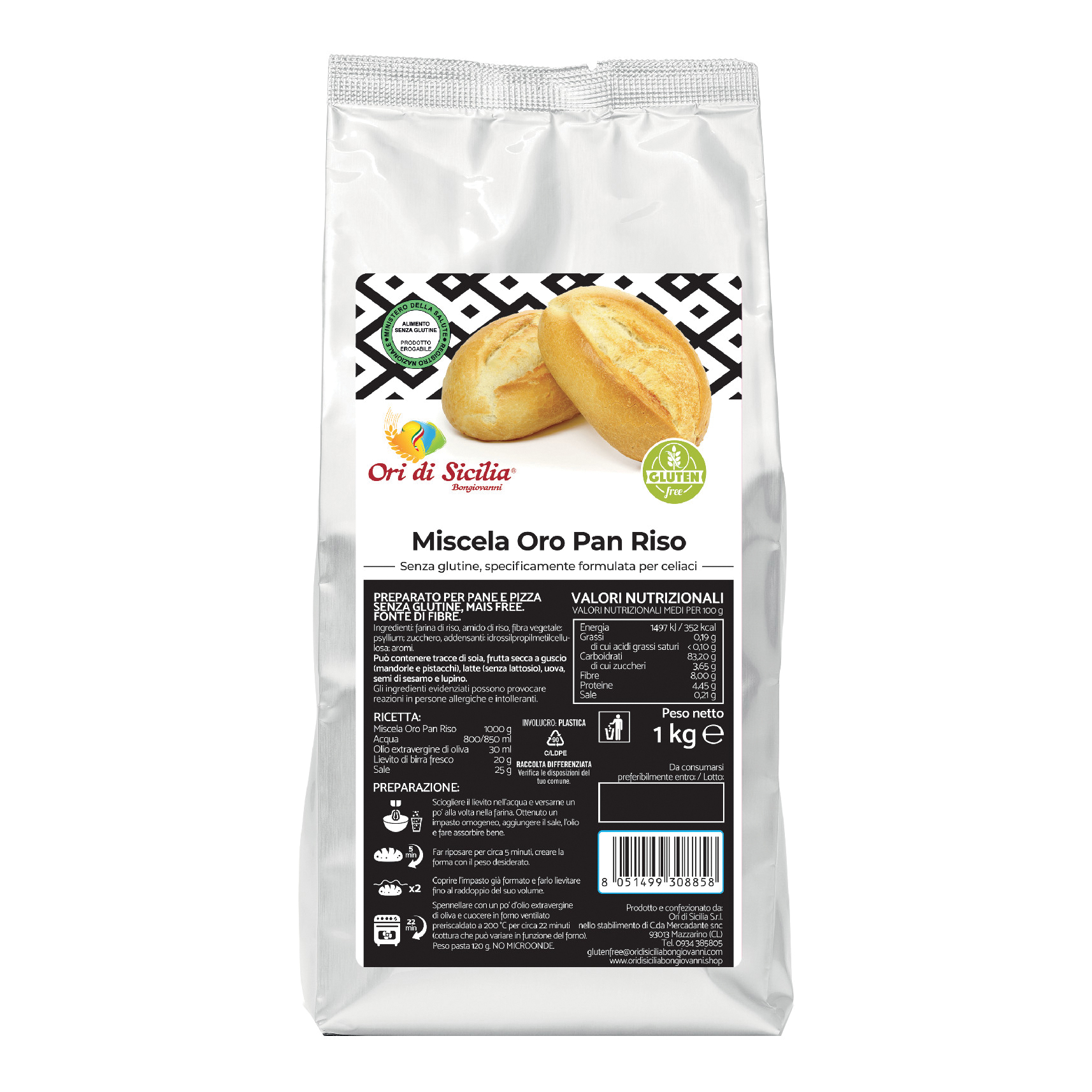 Ori di sicilia mix oro pan riso 1 kg