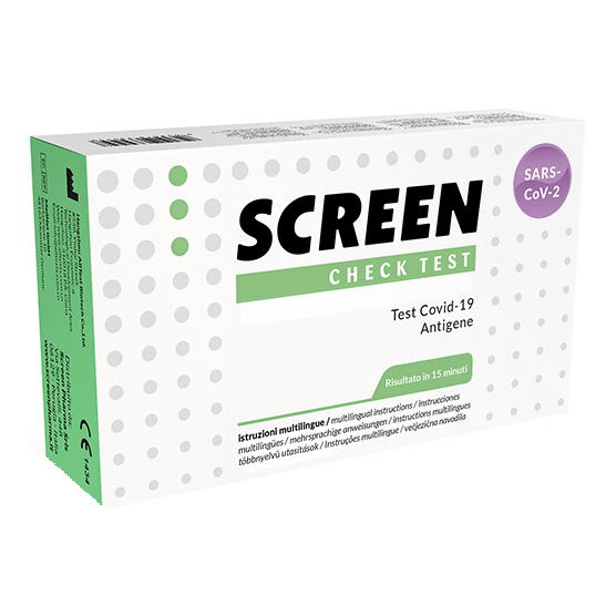 Test autodiagnostico antigenico rapido covid-19 sars-cov-2 tamponi nasali selftest covid test antigene screen