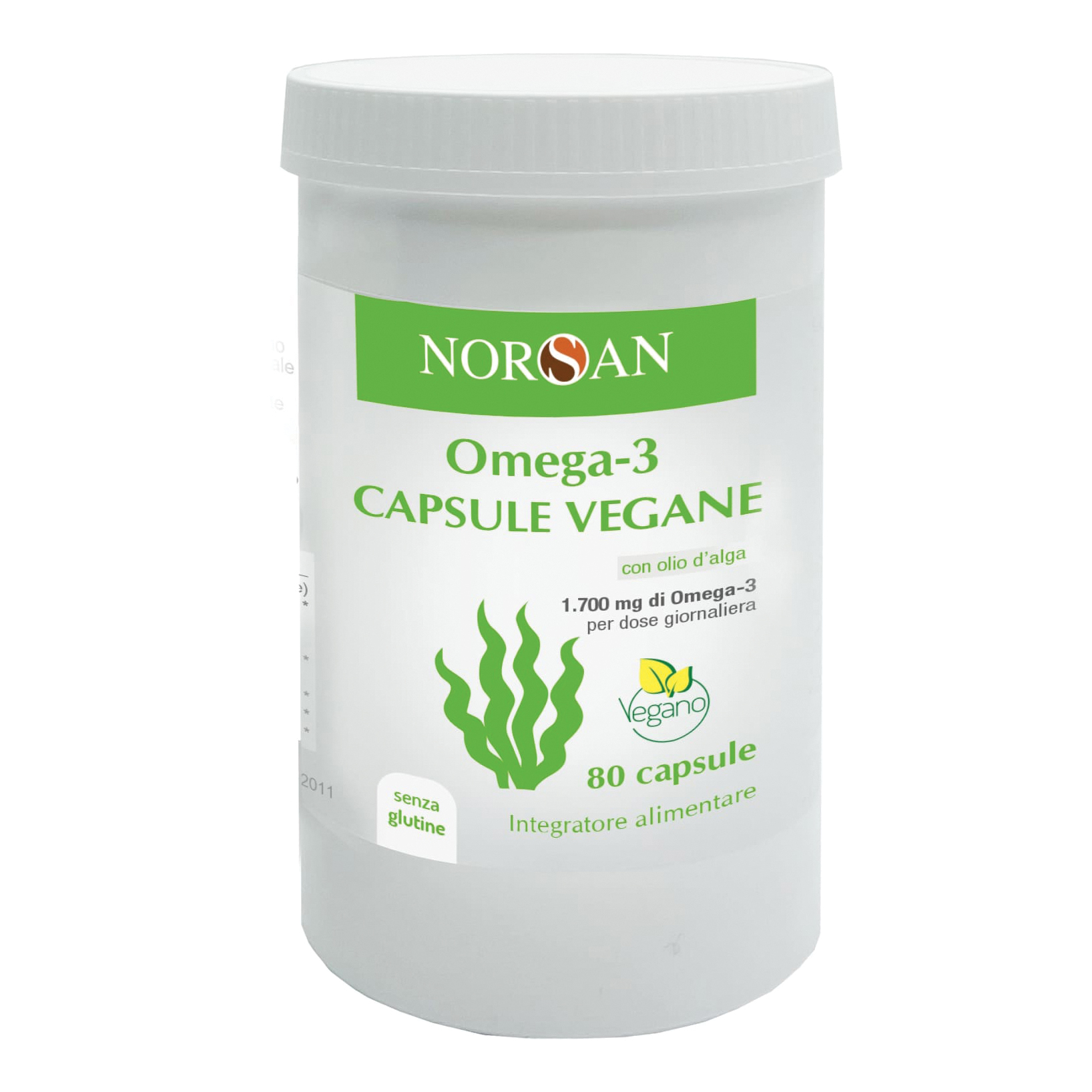 Norsan omega 3 vegano 80 capsule