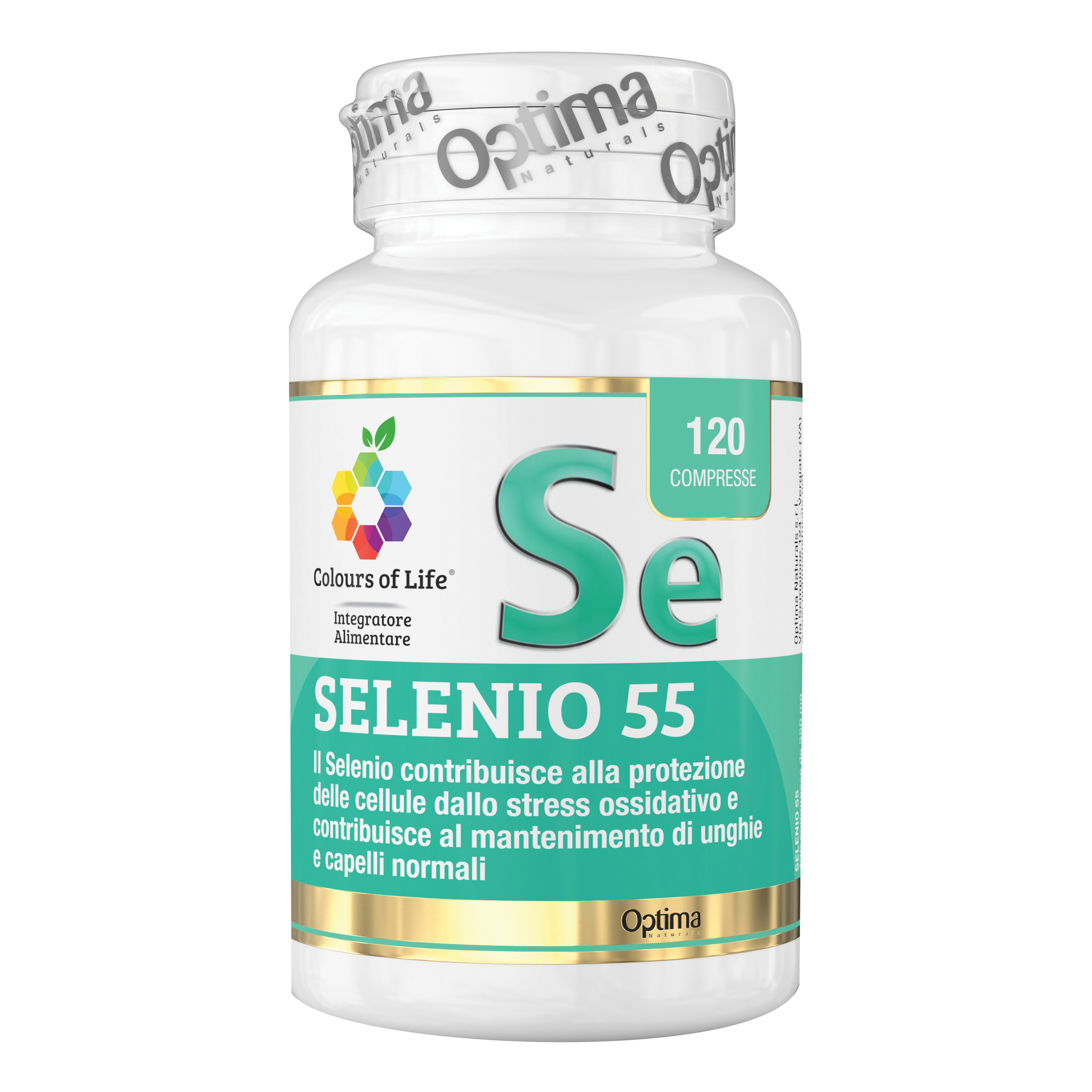 Colours of life selenio 55 120 compresse 350 mg