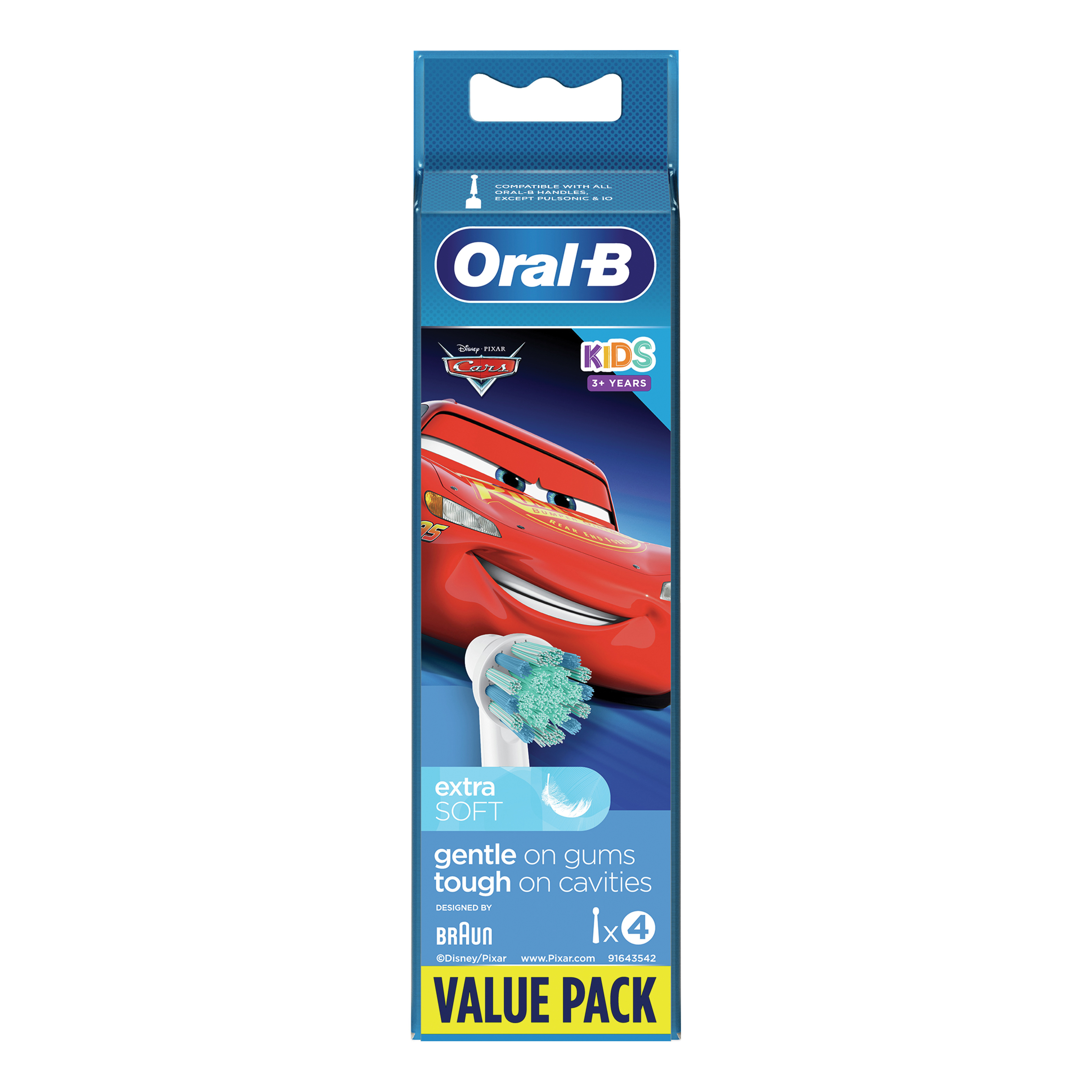 Oralb refill car/micky/principessa 4 pezzi