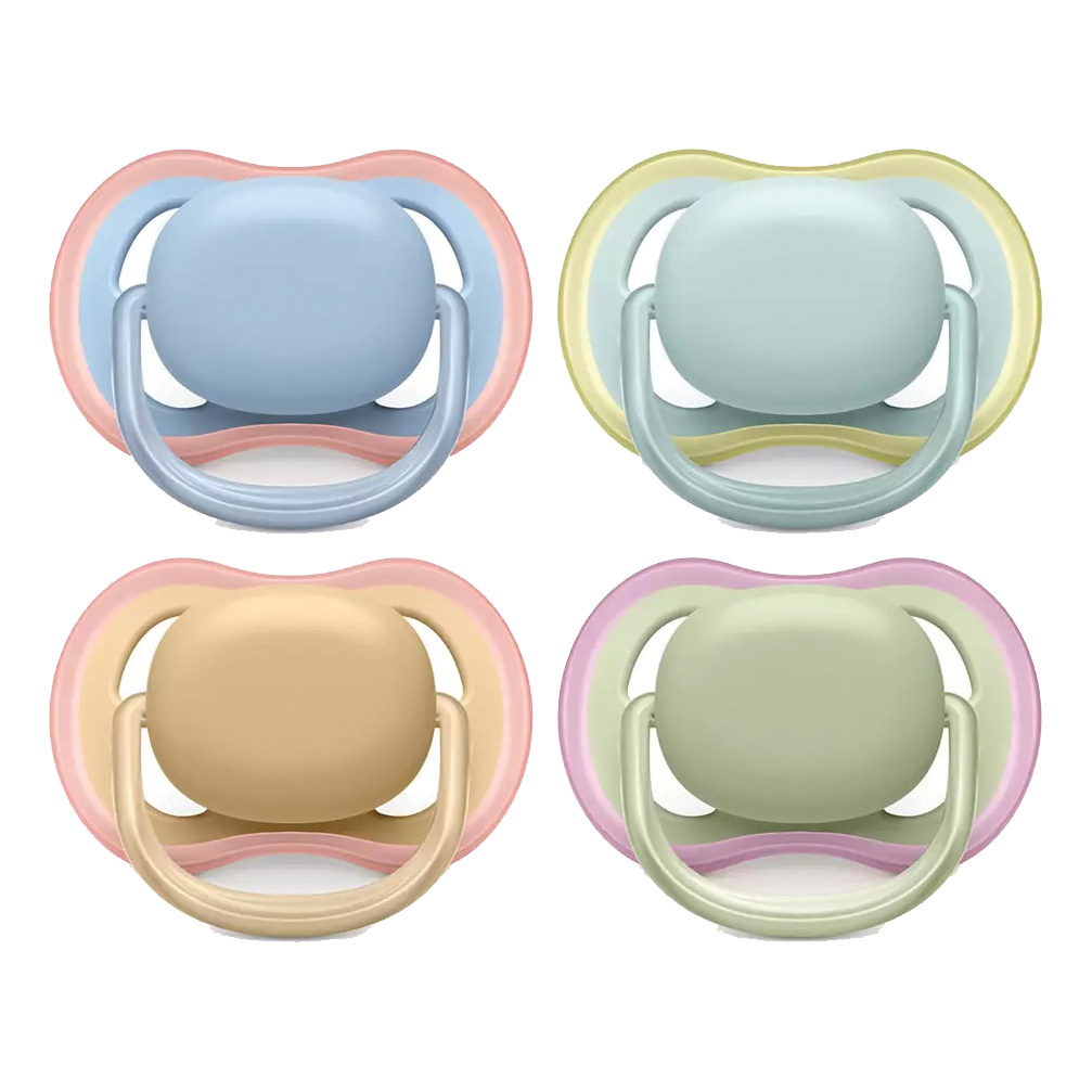 Avent succhietto ultra air 0-6m no deco mixed 2 pezzi