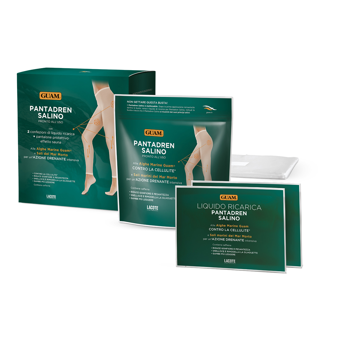 Guam pantadren salino + 3 buste da 100 ml