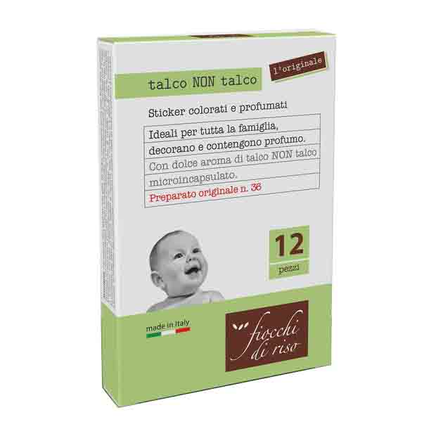 Fiocchi di riso talco non talco cerotti 12 pezzi