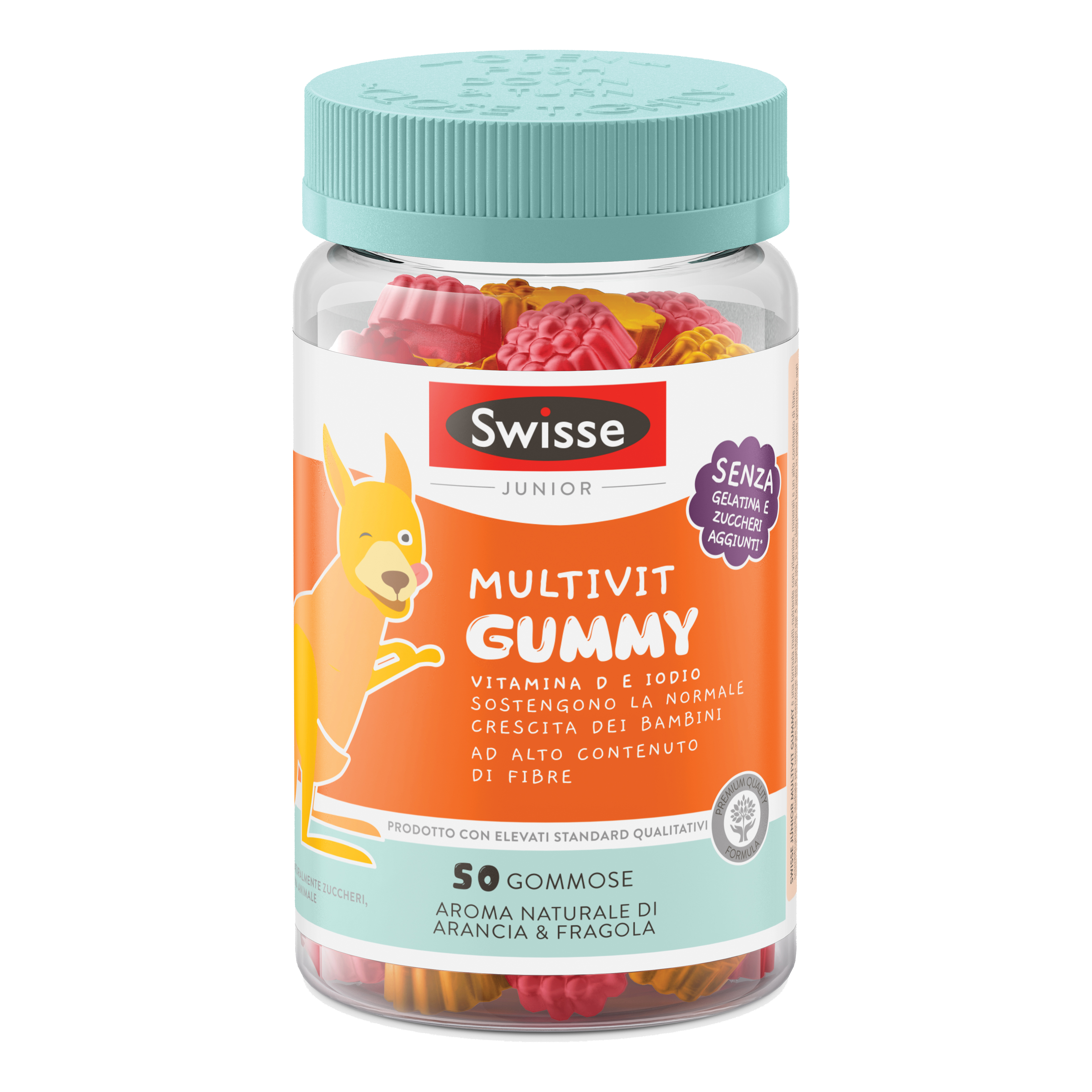 Swisse junior multivit gummy 50 pastiglie gommose