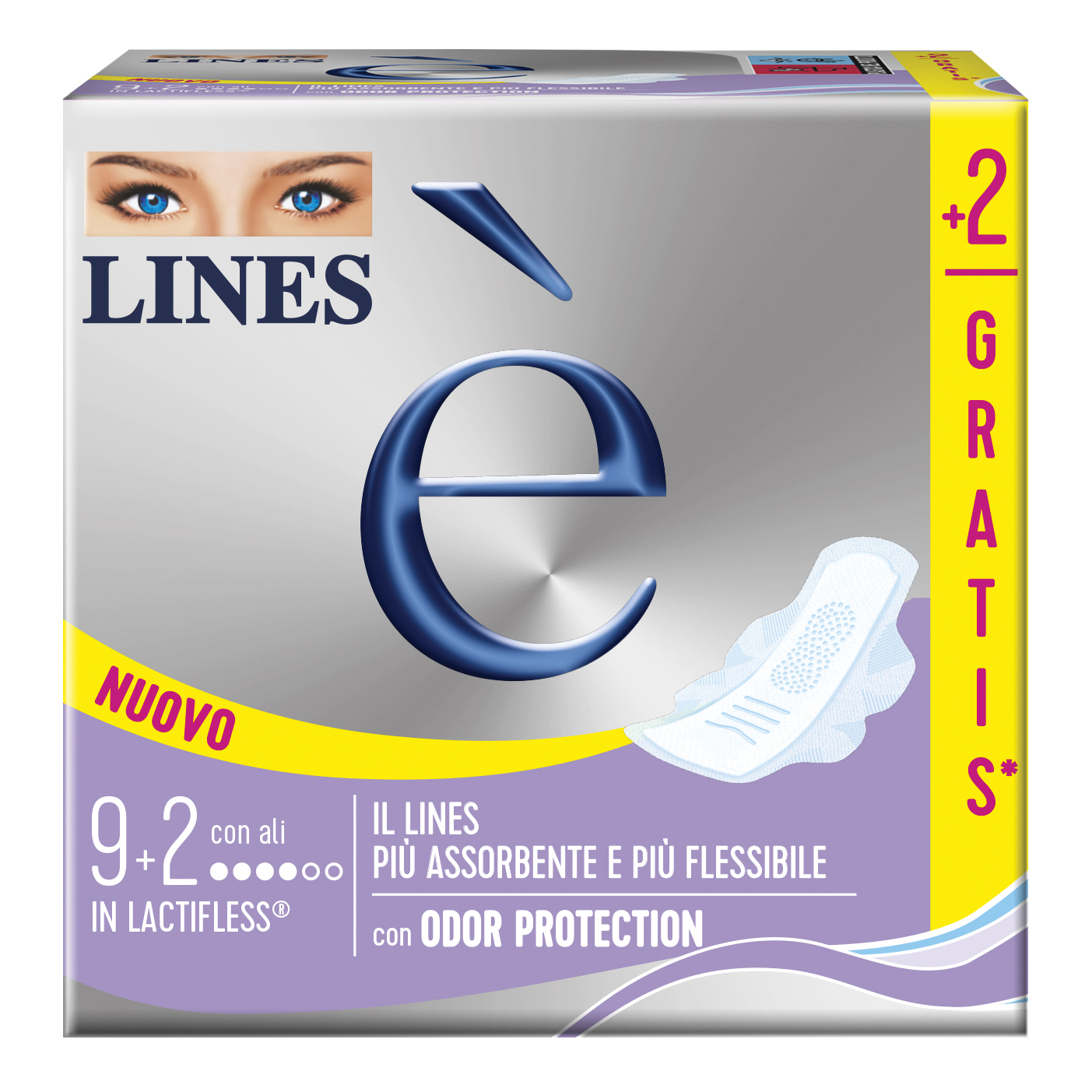 Lines e' ali carry pack 9 + 2 pezzi