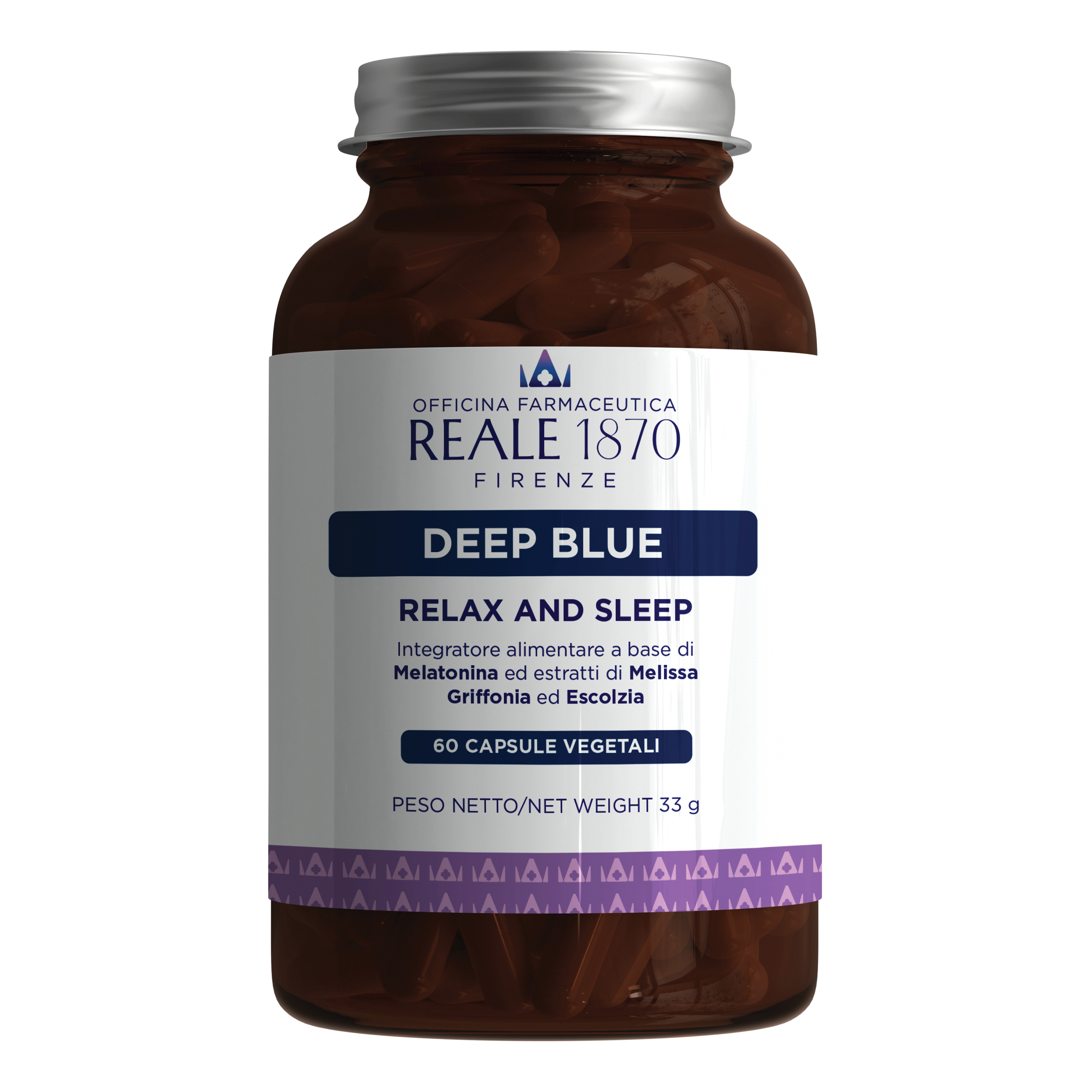 Reale 1870 deep blue 60 capsule
