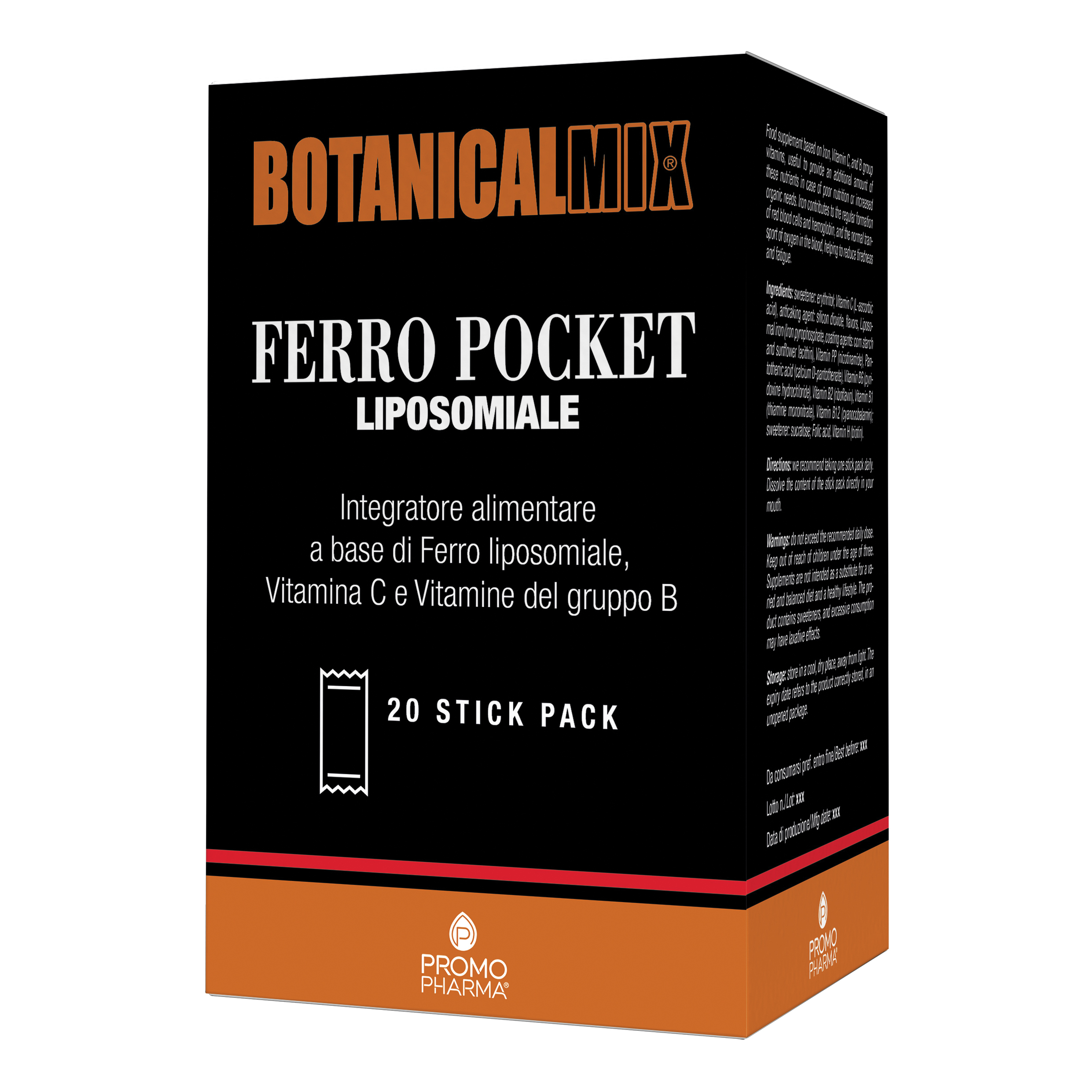 Ferro pocket botanical mix 20 stick da 2 g