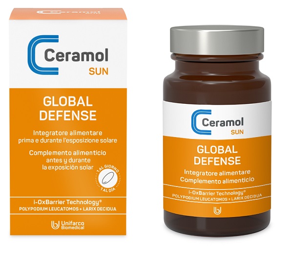 Ceramol sun global defence 30 compresse