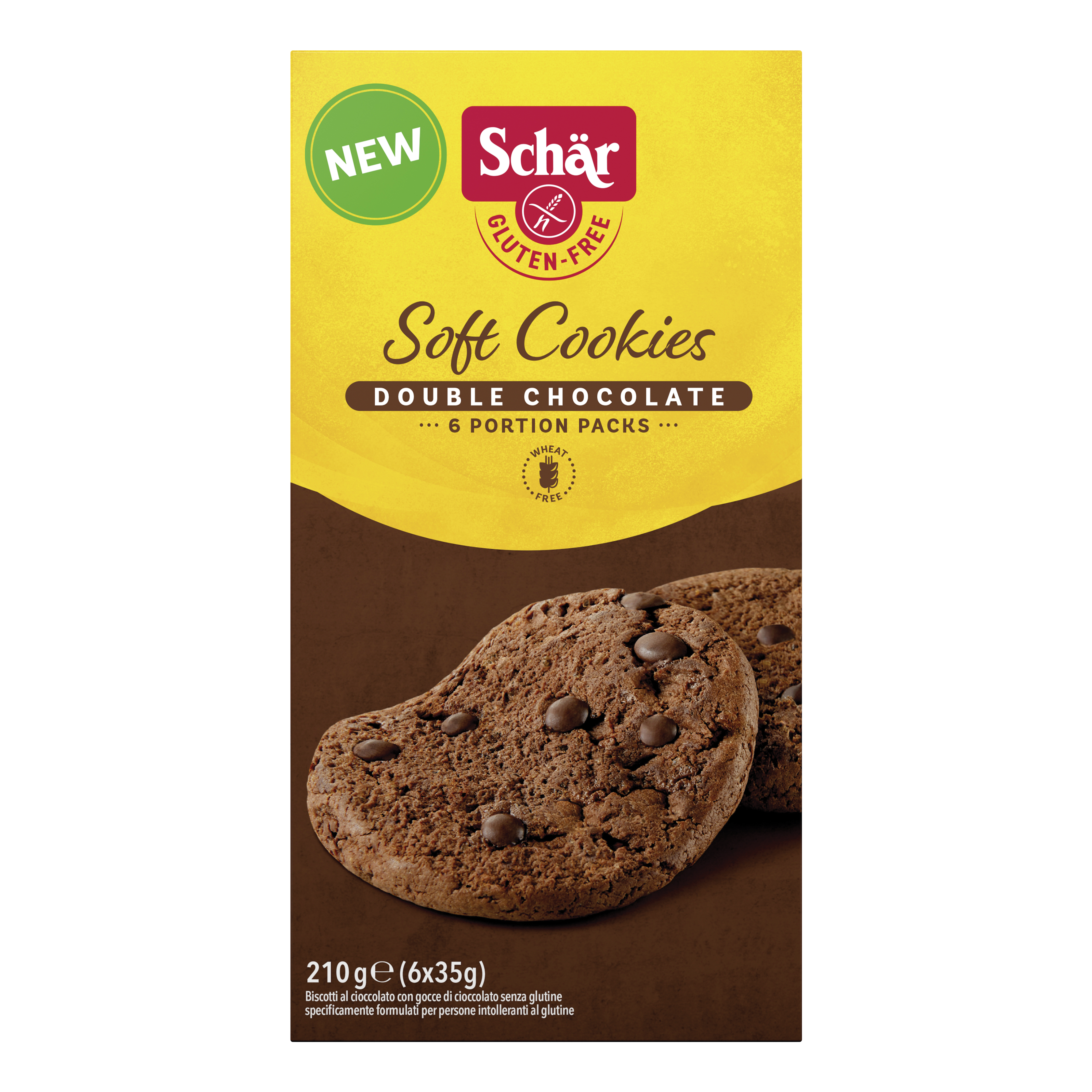 Schar soft cookie double chocolate 210 g