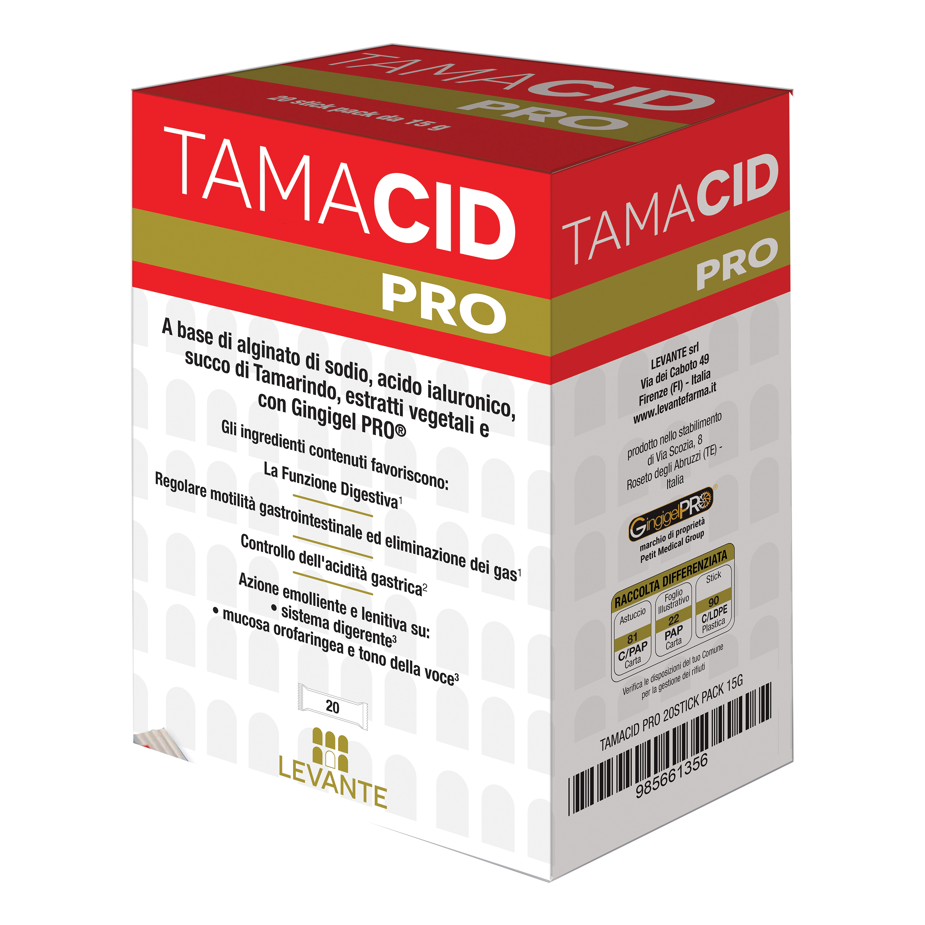 Tamacid pro 20 stick pack 15 g