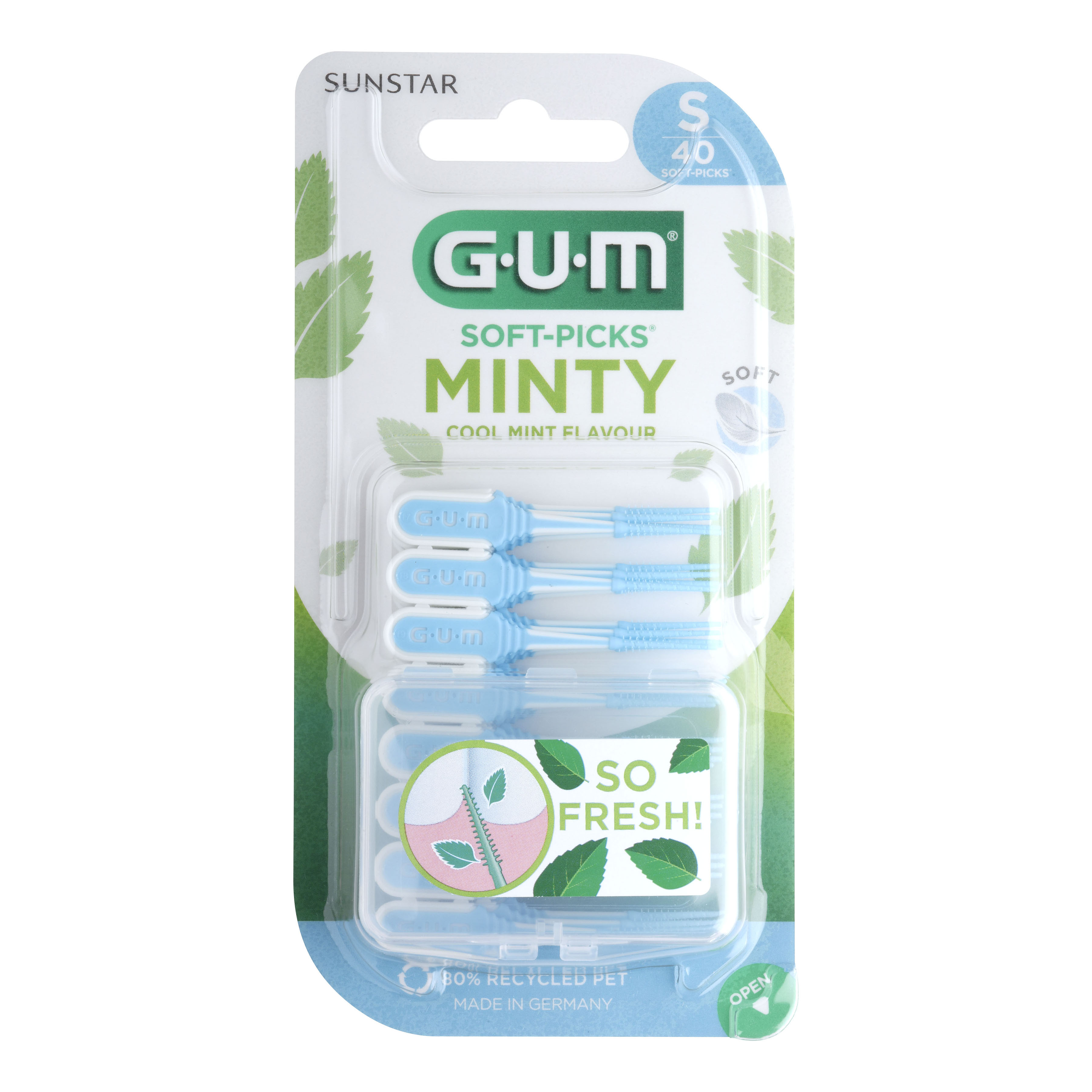 Gum soft pick comfort flex cool mint small scovolini 40 pezzi