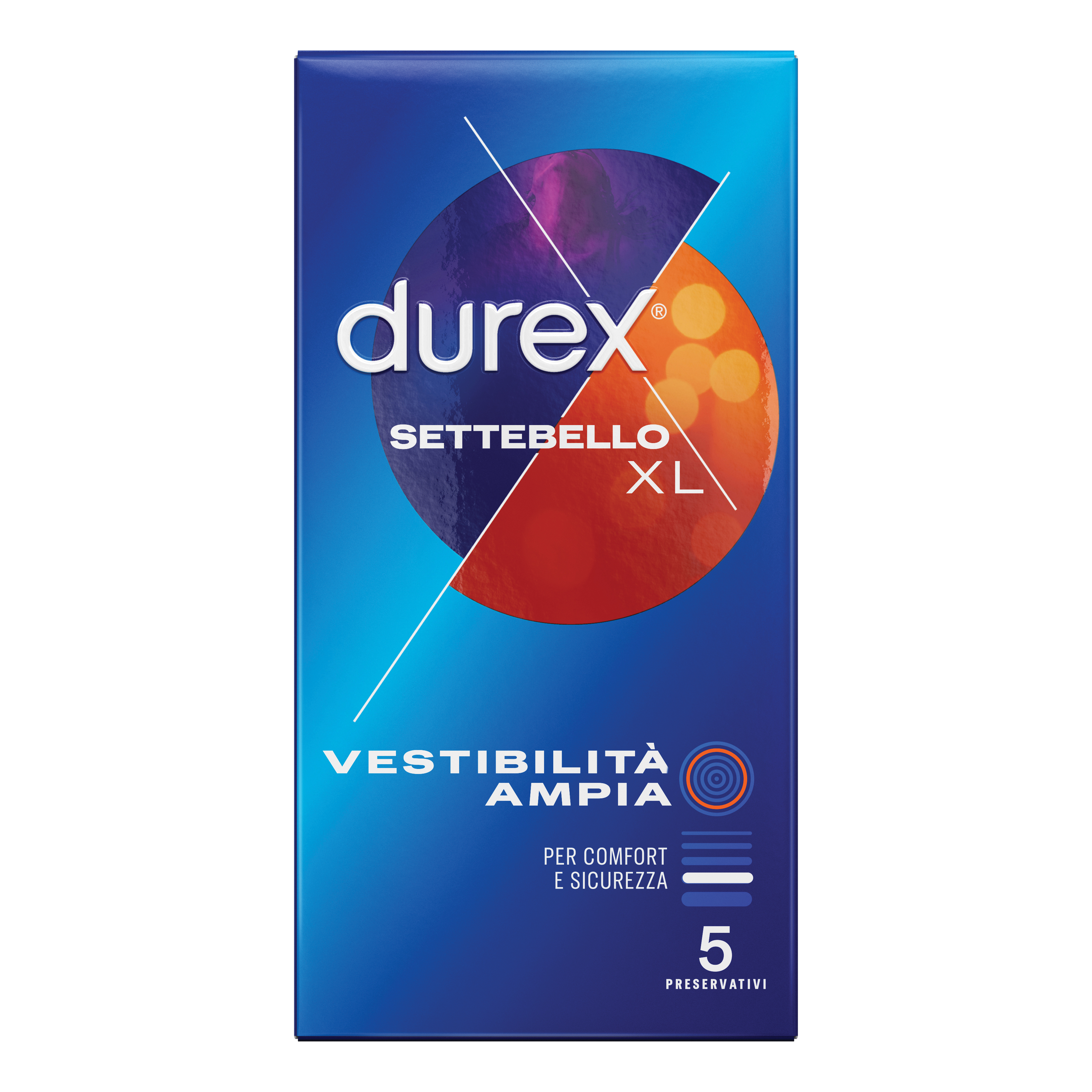 Profilattico durex settebello xl 5 pezzi