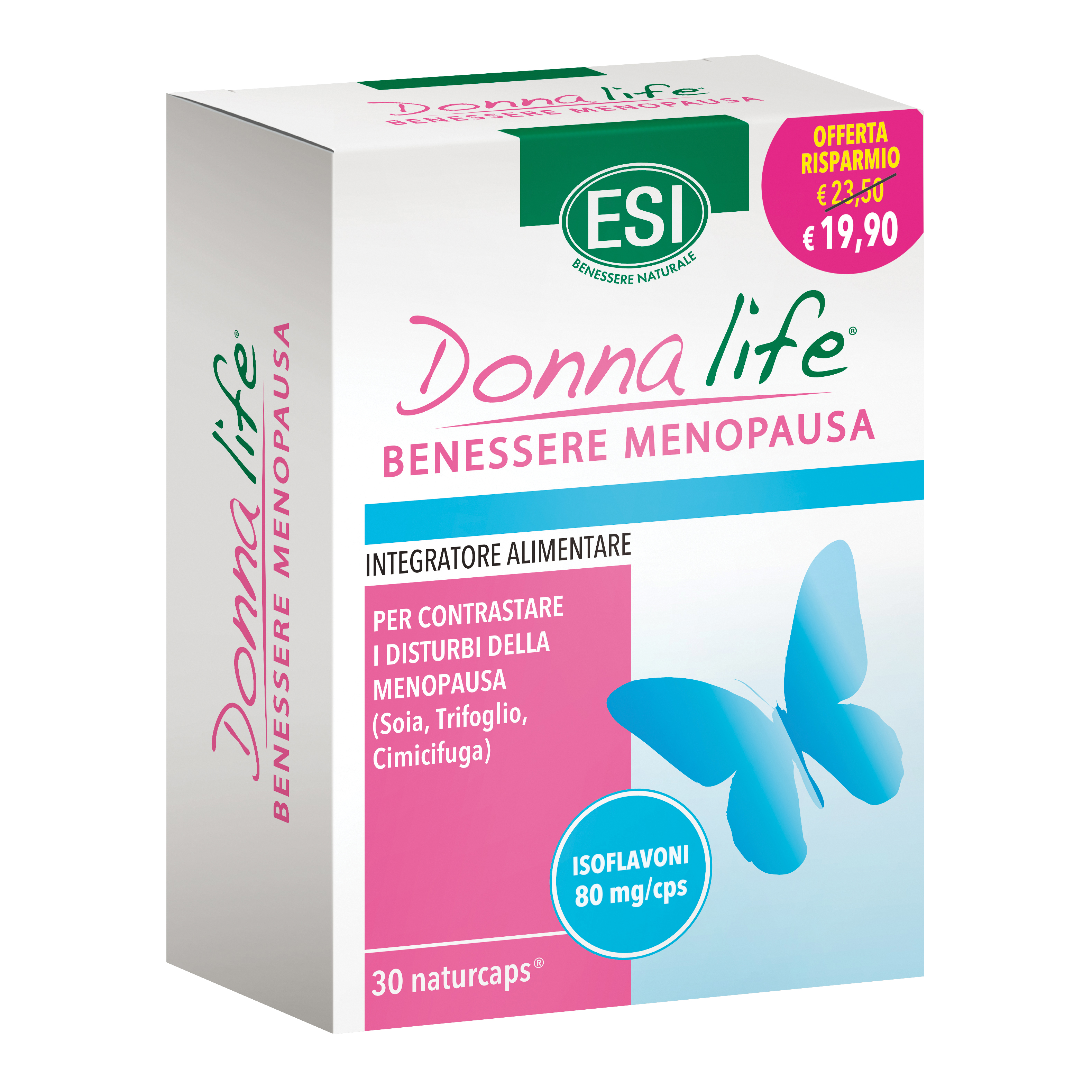 Esi donna life menopausa offerta 30 naturcaps