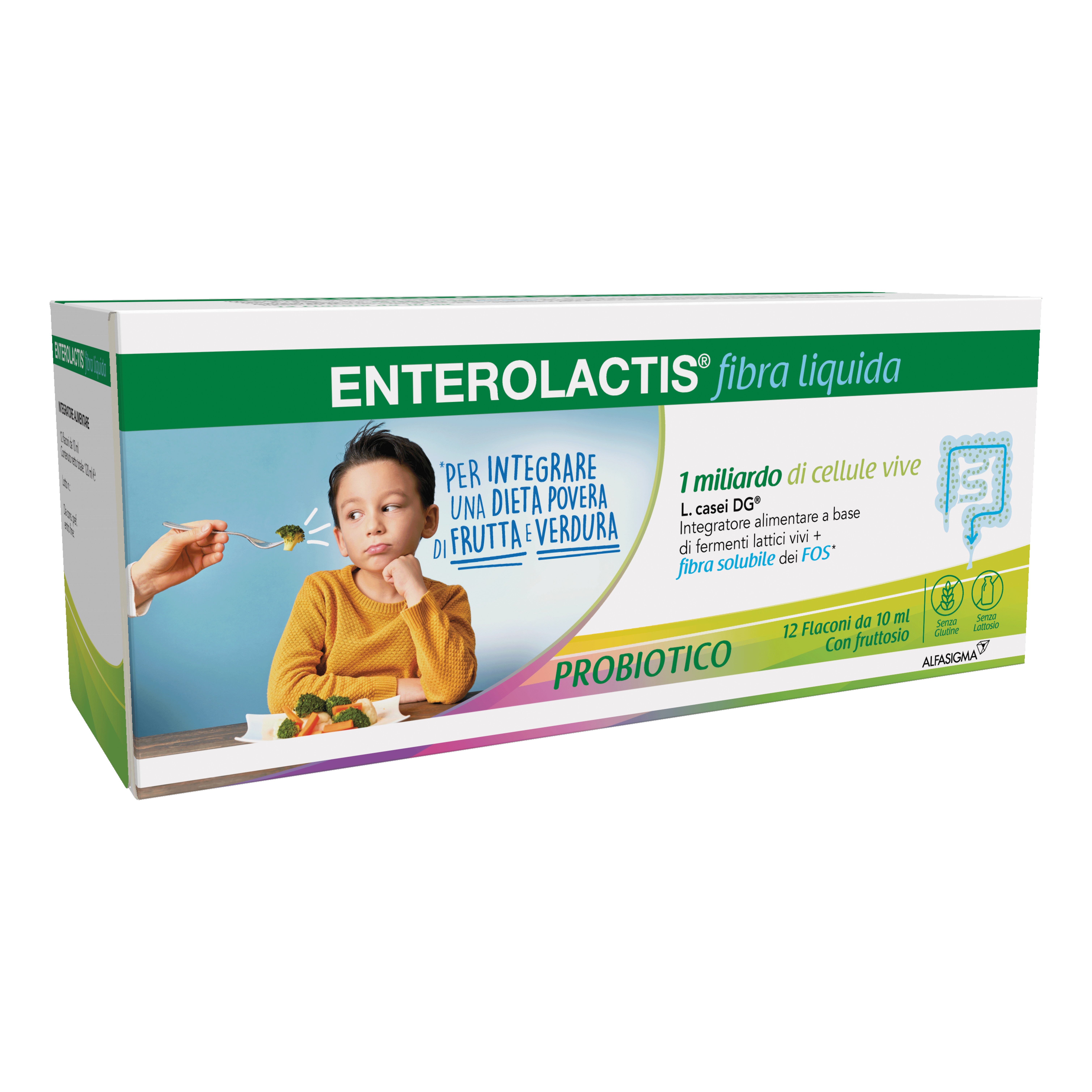 Enterolactis fibra liquida 12 flaconcini x 10 ml