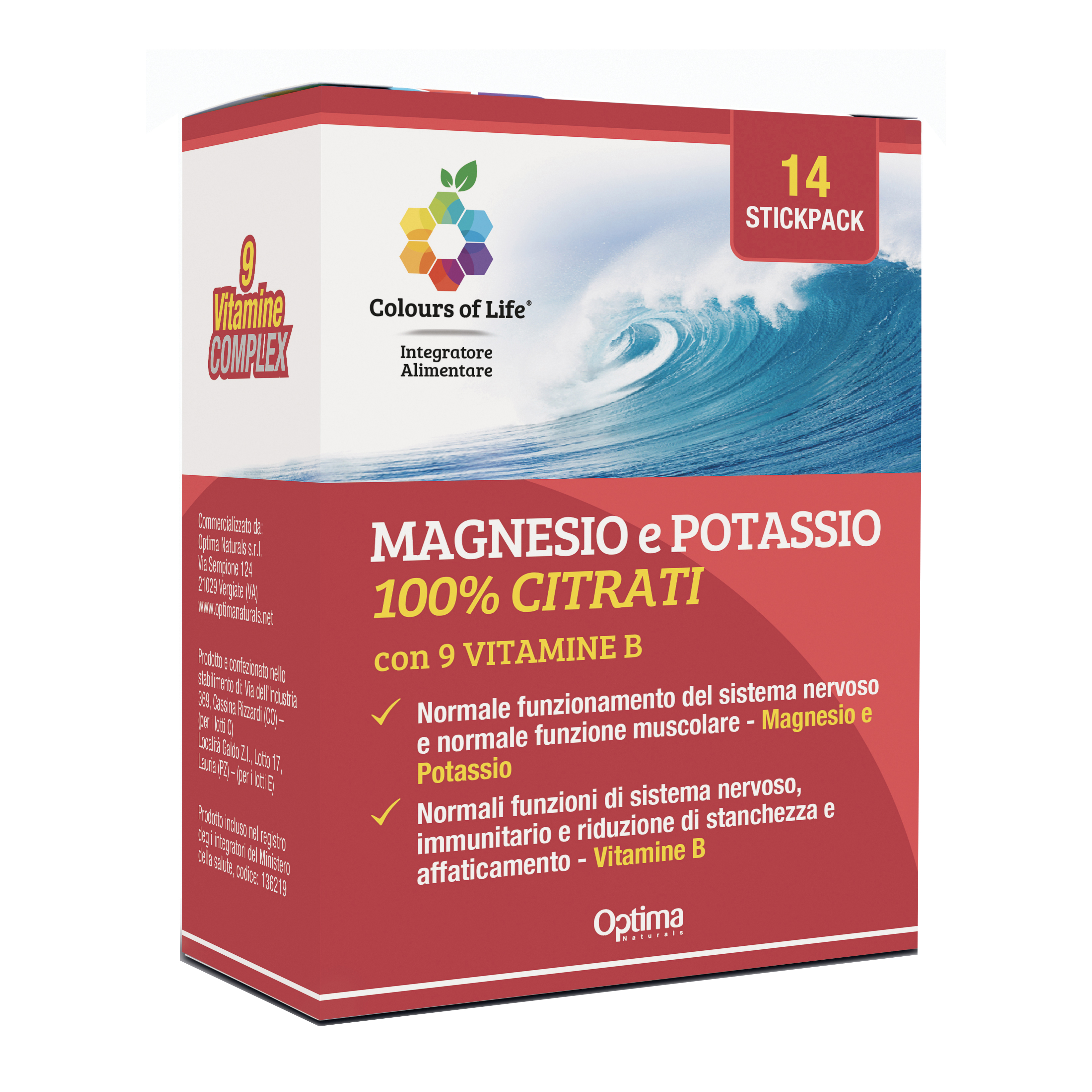 Magnesio potassio vit b 14 stick