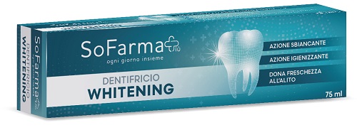 Sofarmapiu' dentifricio whitening 75 ml