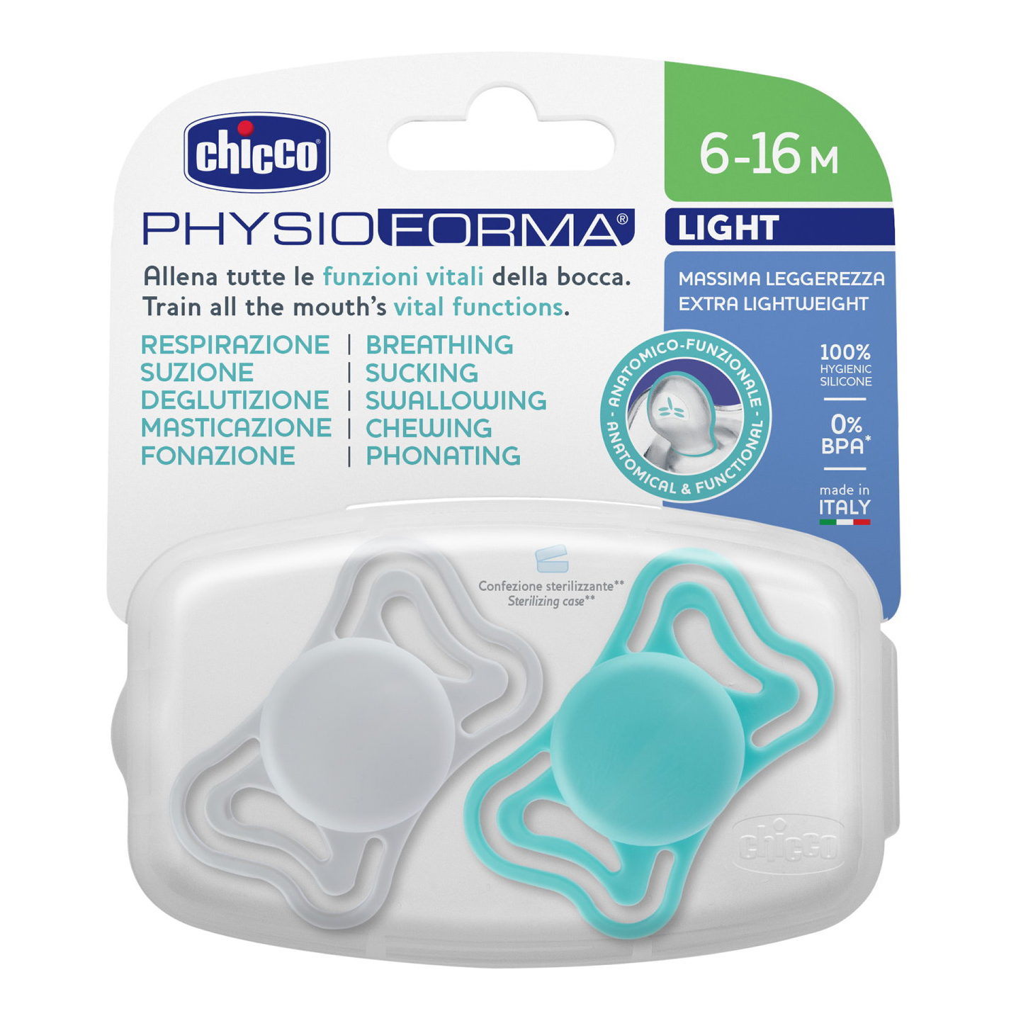 Chicco light le 6-16 mix 2 pezzi