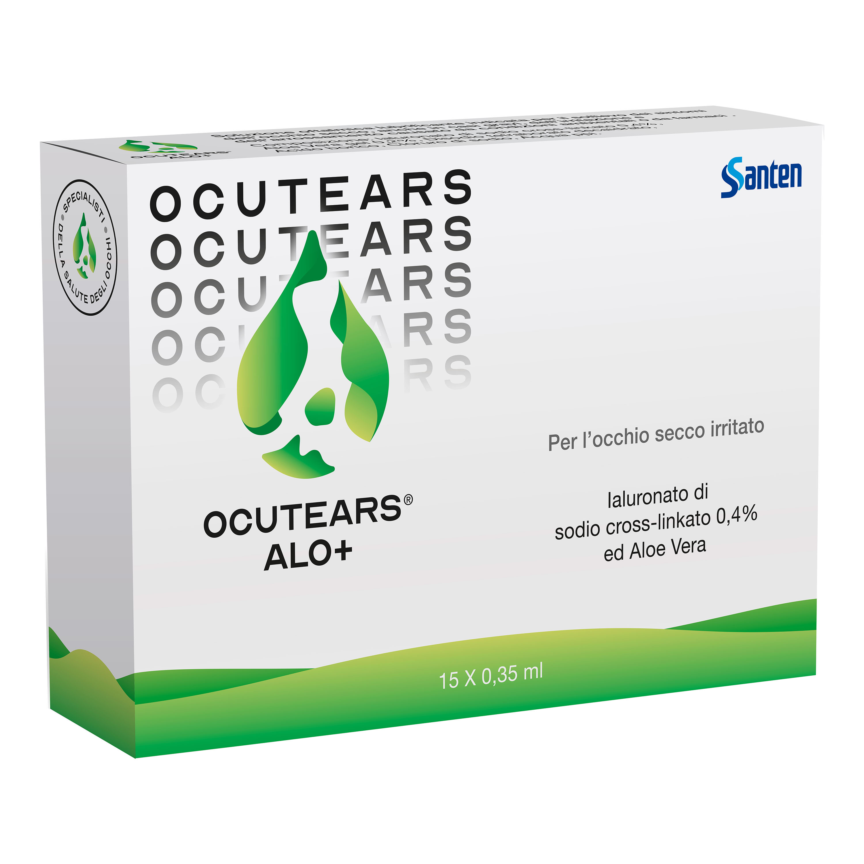 Ocutears alo+ud 0,4% 15 x 0,35 ml