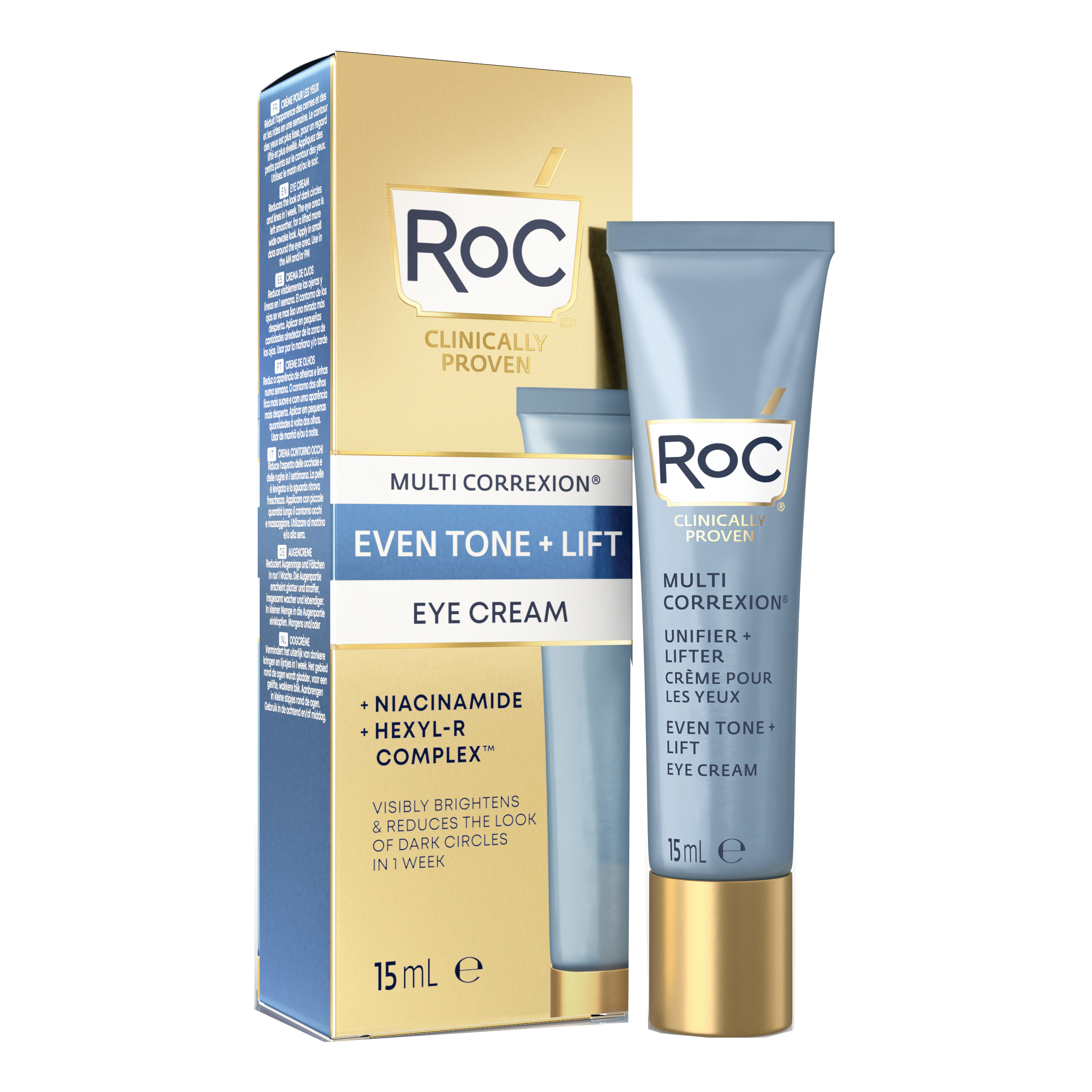 Roc multi correxion even tone + lift eye cream