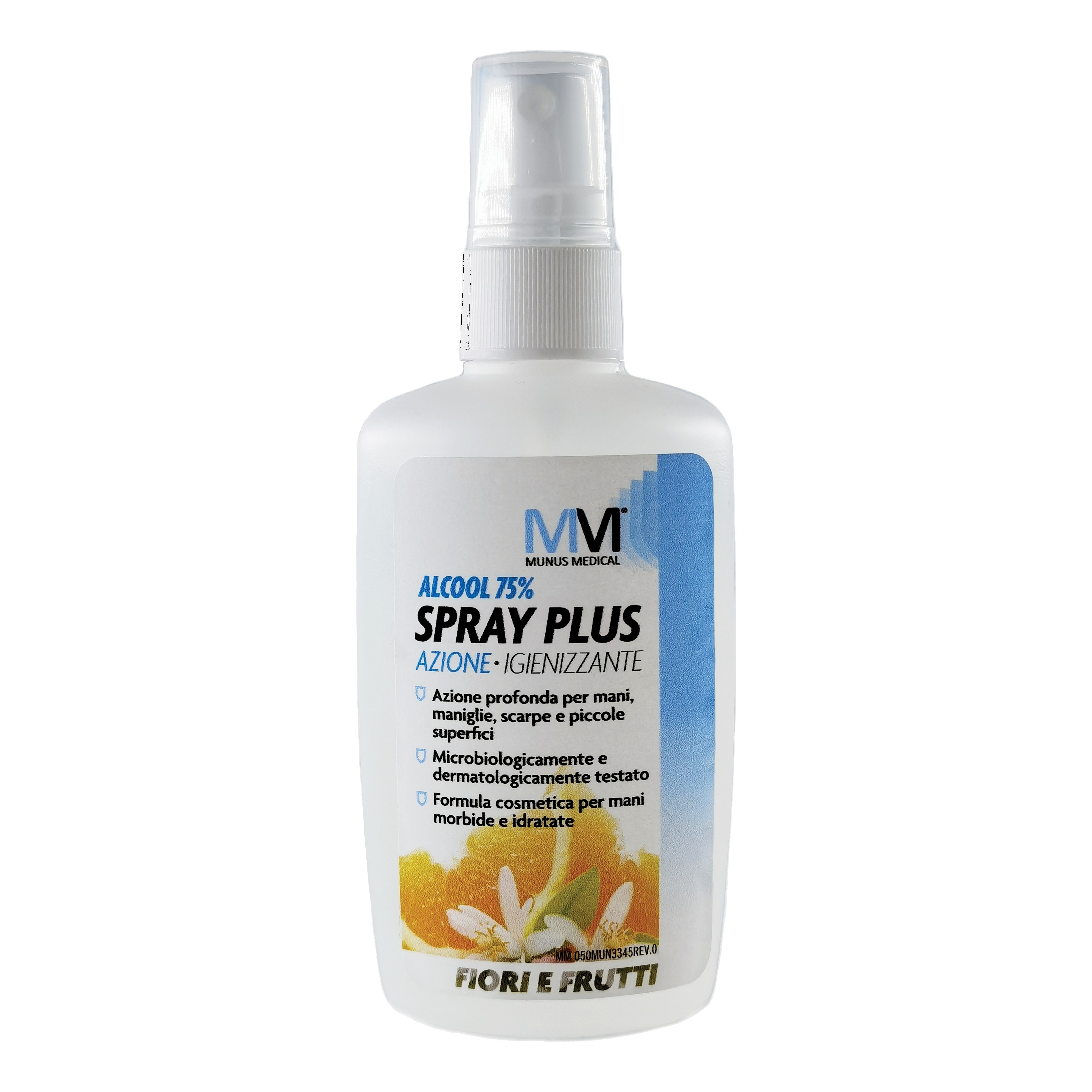 Munus medical igienizzante spray mani e superfici fiori&frutta 110 ml