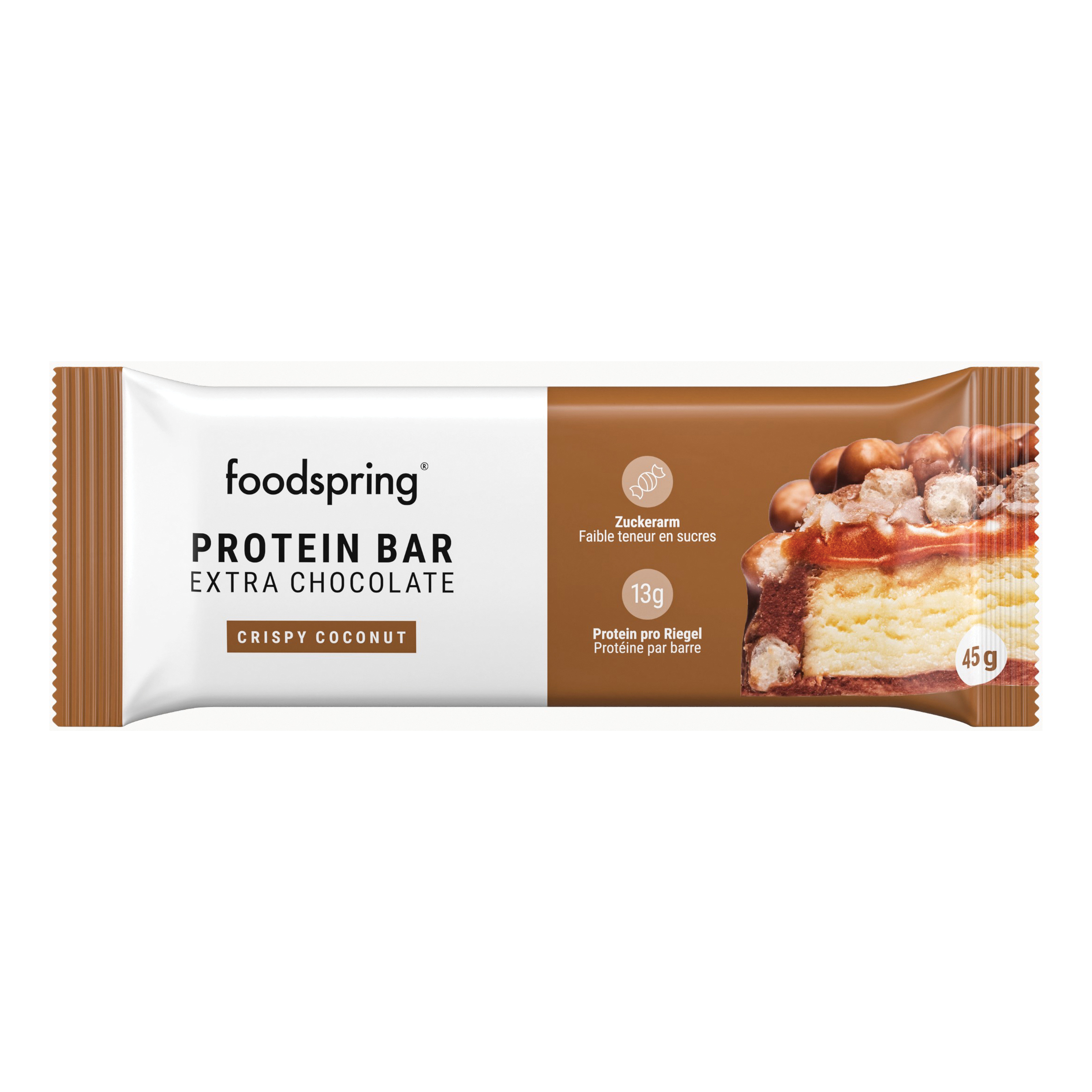 Protein bar extra chocolate crispy coconut 45 g