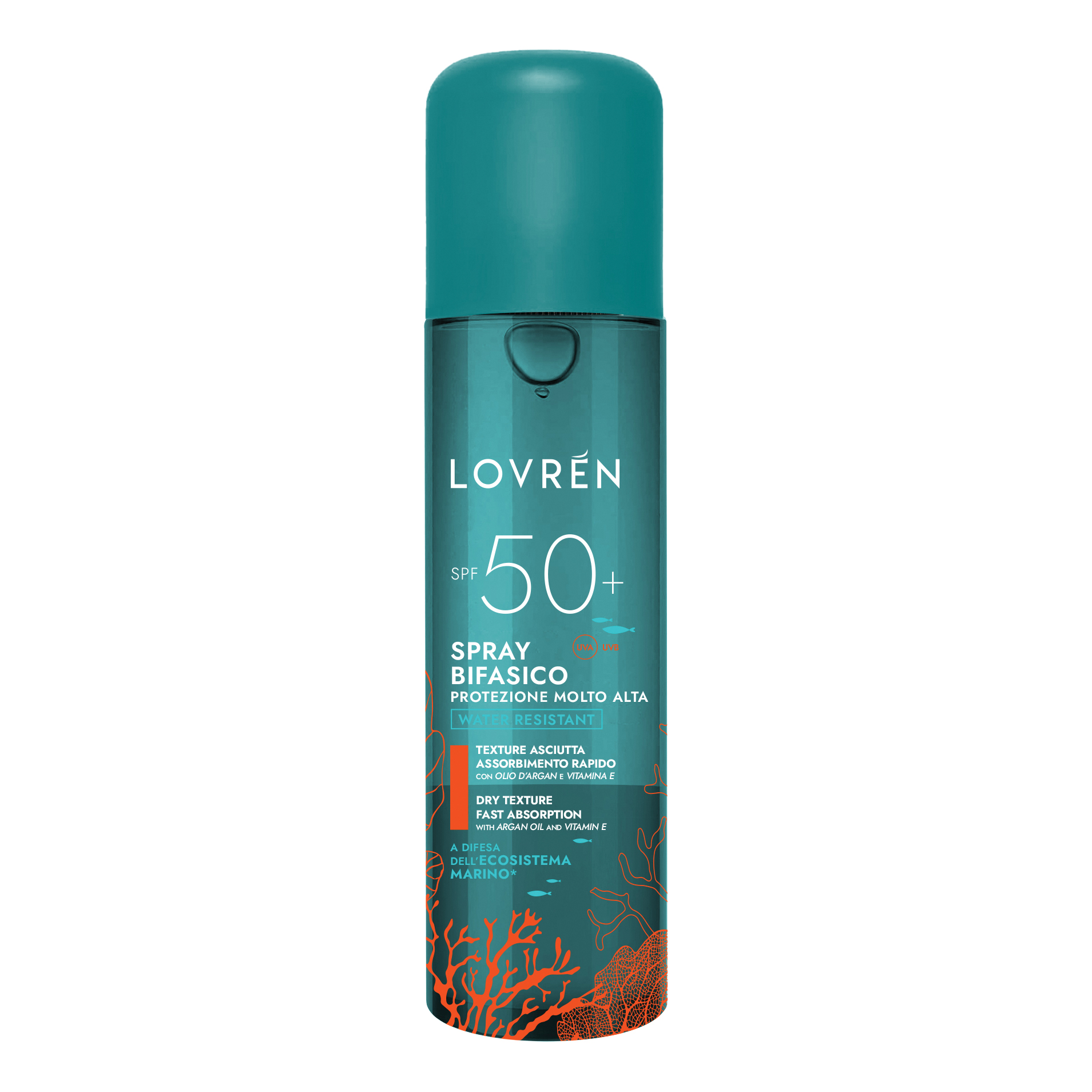 Lovren solaire spray bifasico spf50+ 150 ml