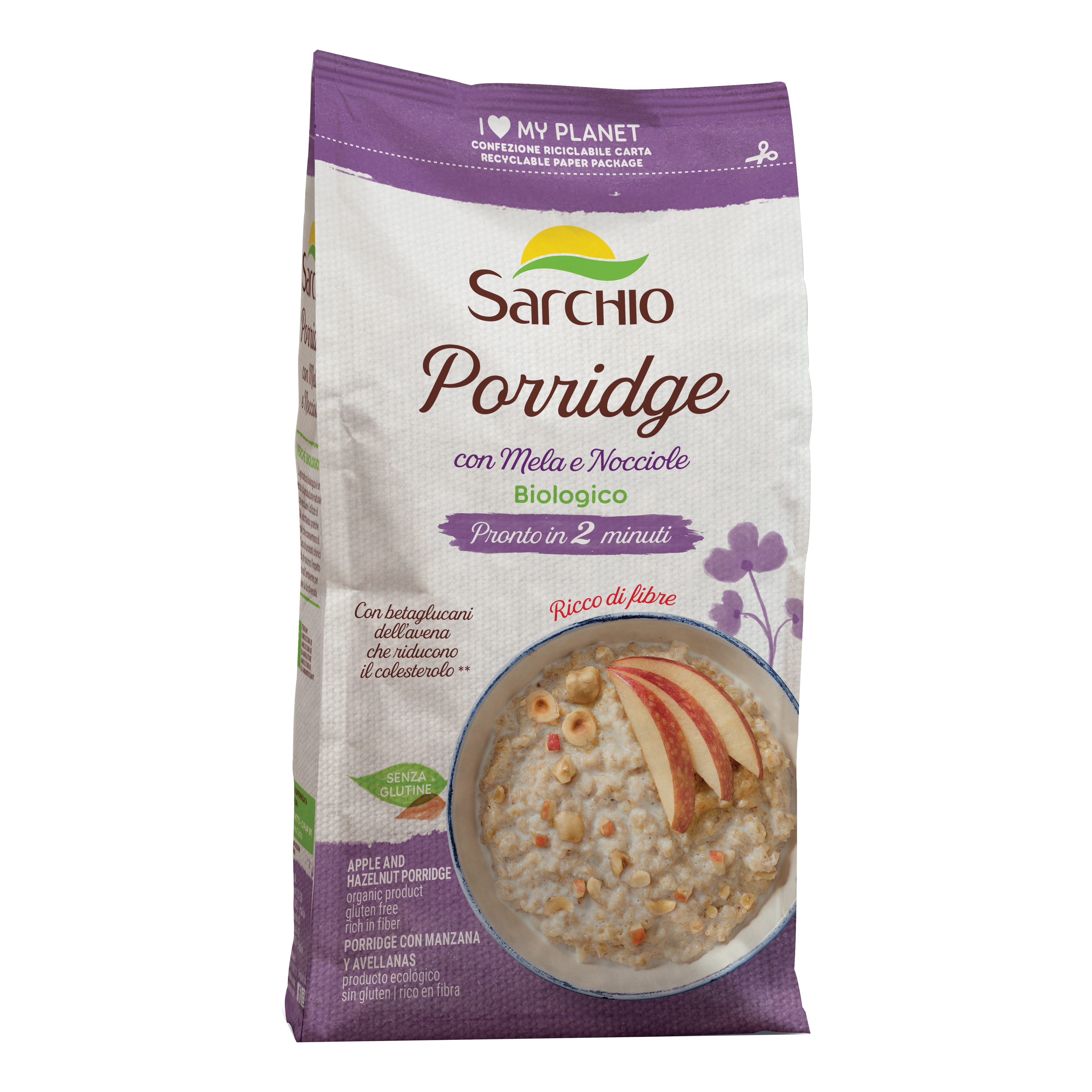 Porridge mela nocciole 250 g