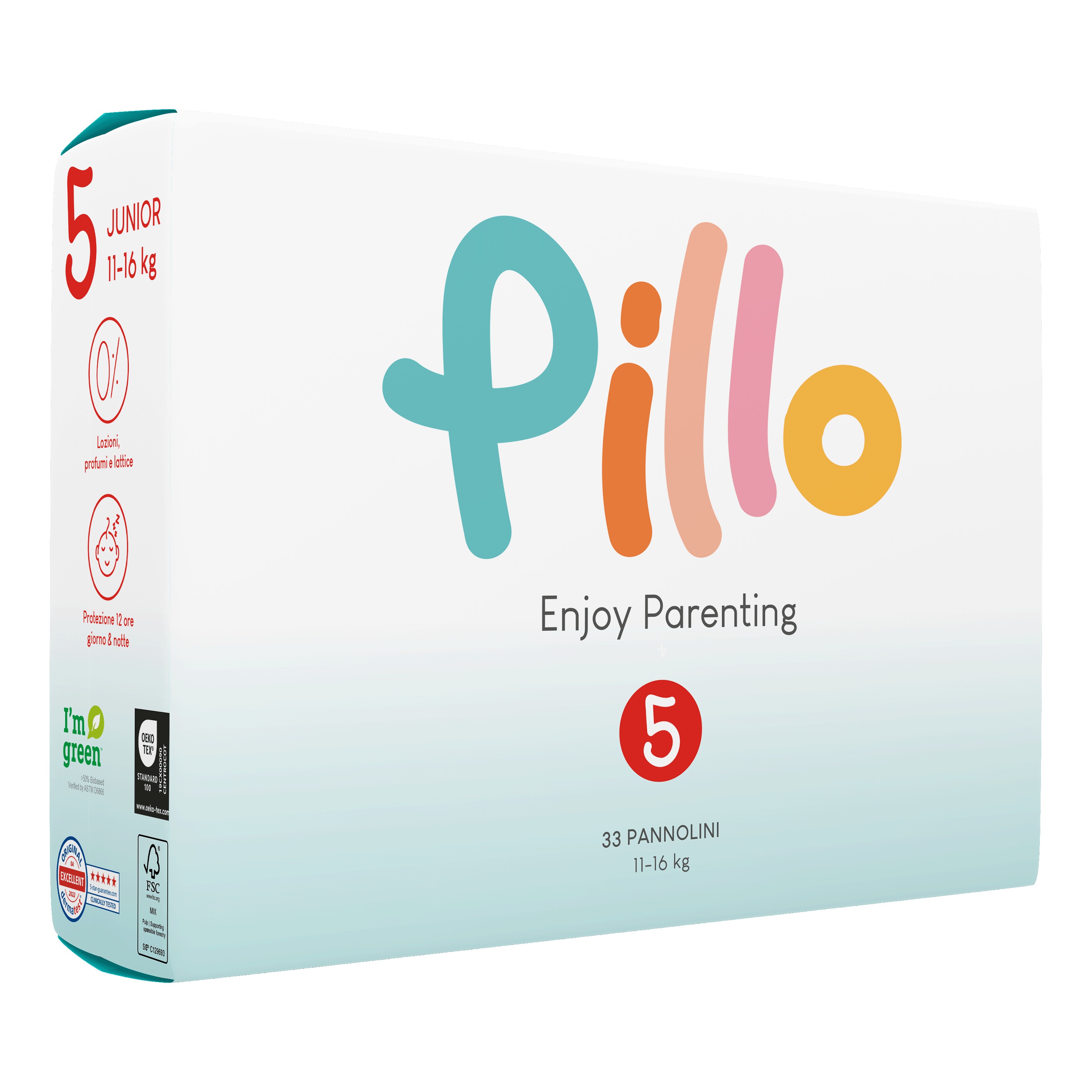 Pillo enjoy pannolini junior 11 16 kg taglia 5 33 pezzi