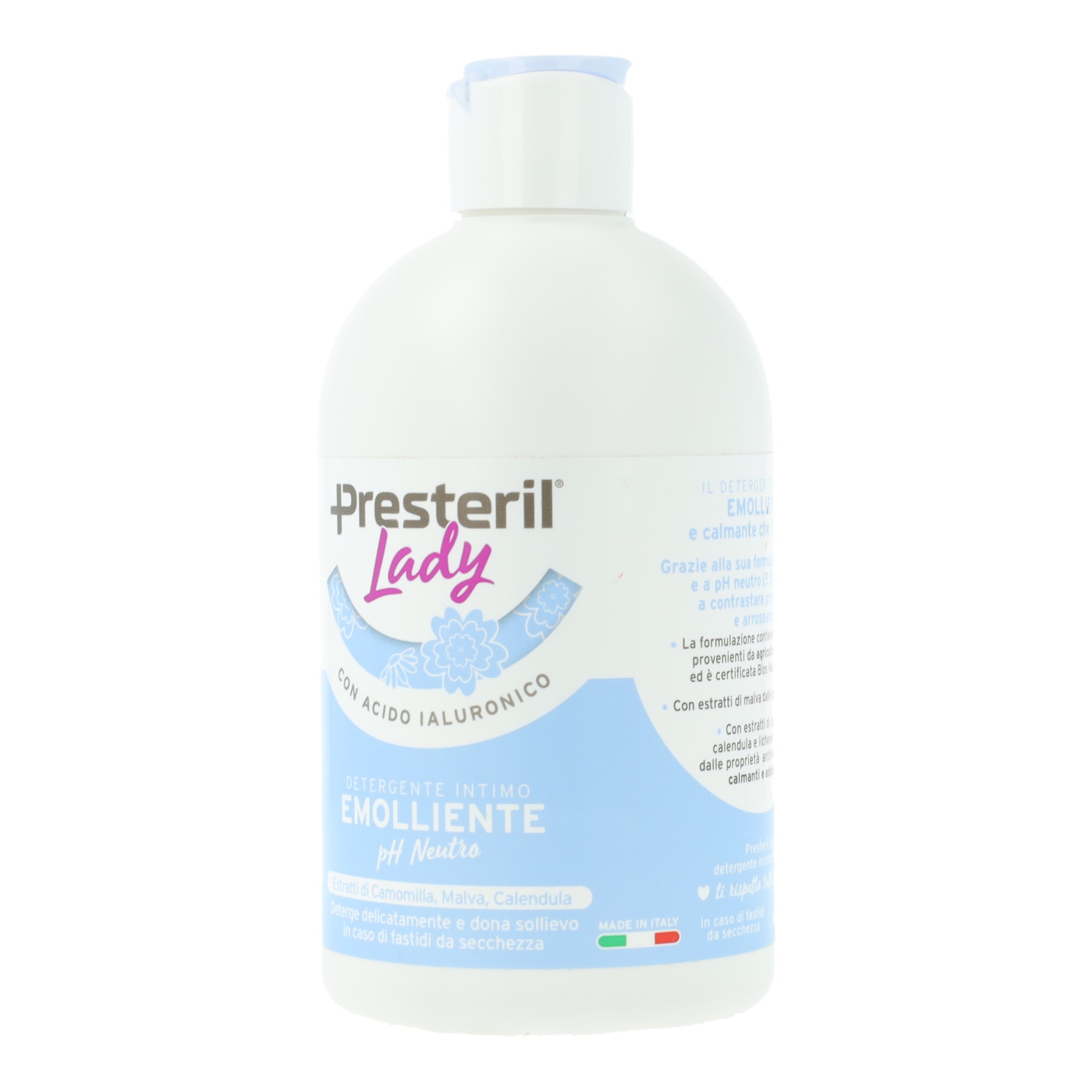 Lady presteril detergente intimo emolliente/ph neutro 250 m l