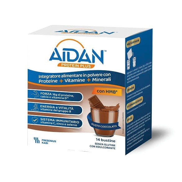 FRESENIUS KABI ITALIA Srl Aidan protein plus cioccolato 14 bustine