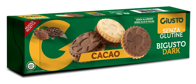 Giusto senza glutine bigusto dark new 120 g