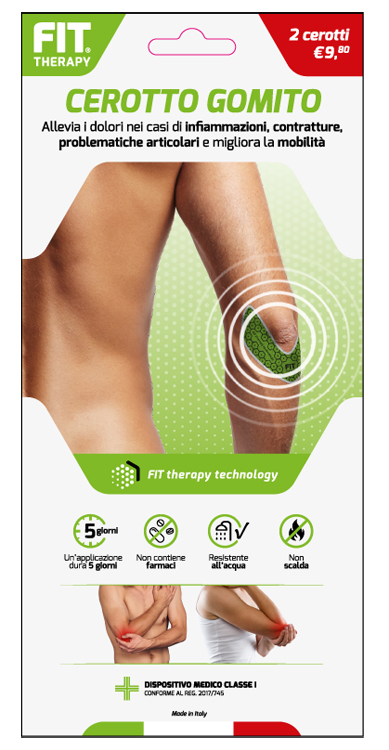 Fit therapy cerotto gomito 2 pezzi