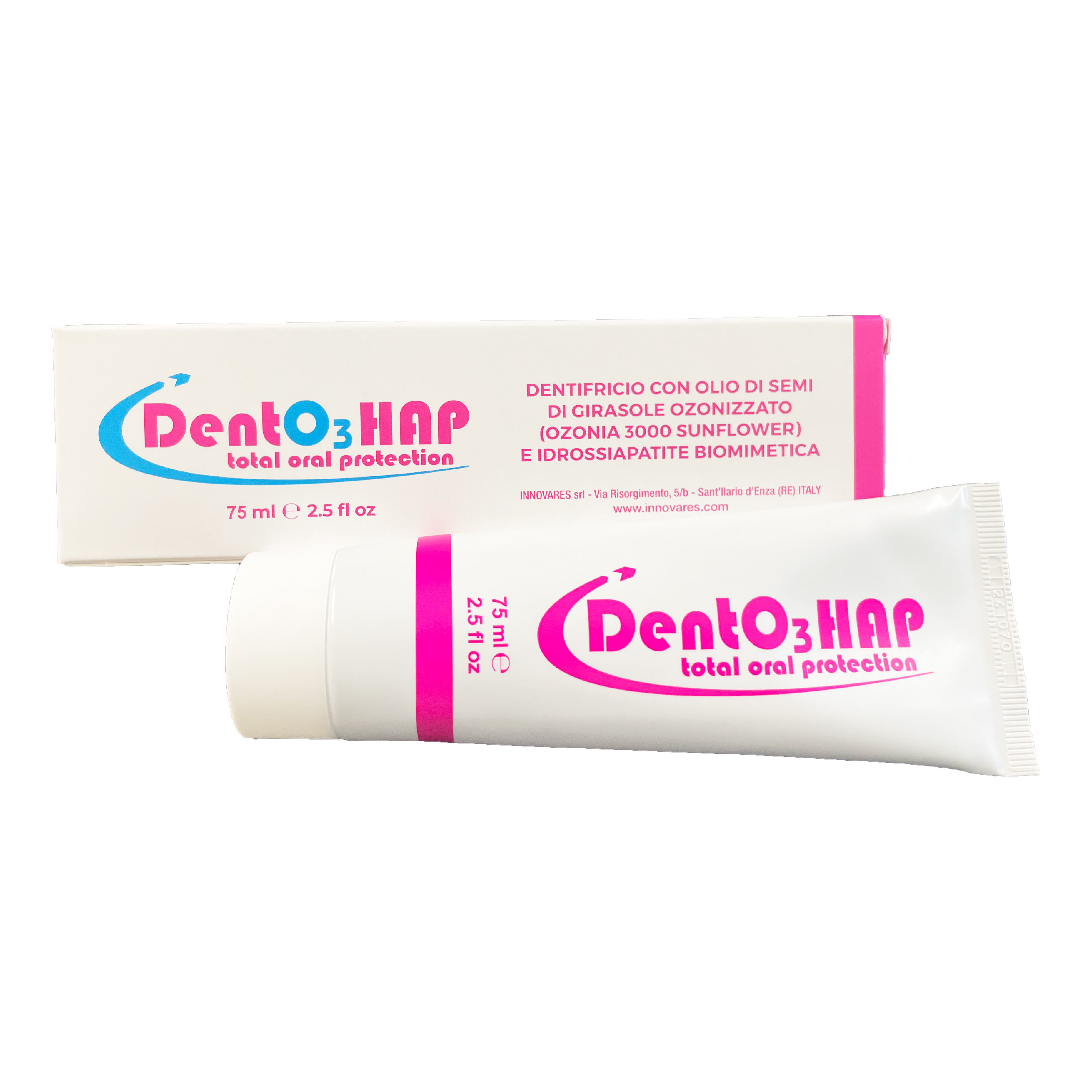 Dento3 hap dentifricio ozono e idrossiapatite 75 ml