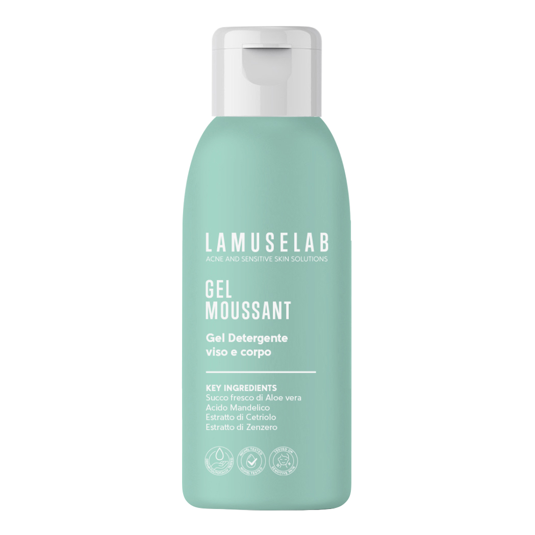 Lamuselab gel moussant 100 ml