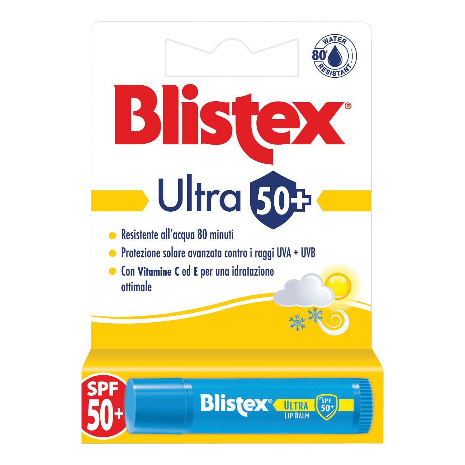 ultra 50+ stick labbra