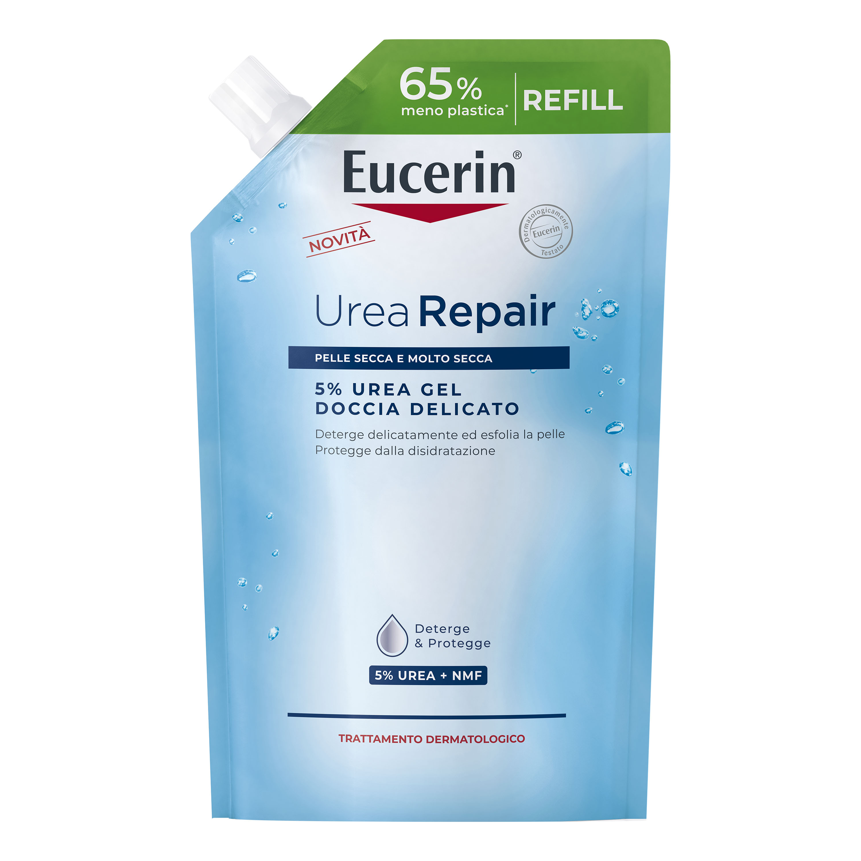 Eucerin 5% urea gel doccia delicato refill 400 ml