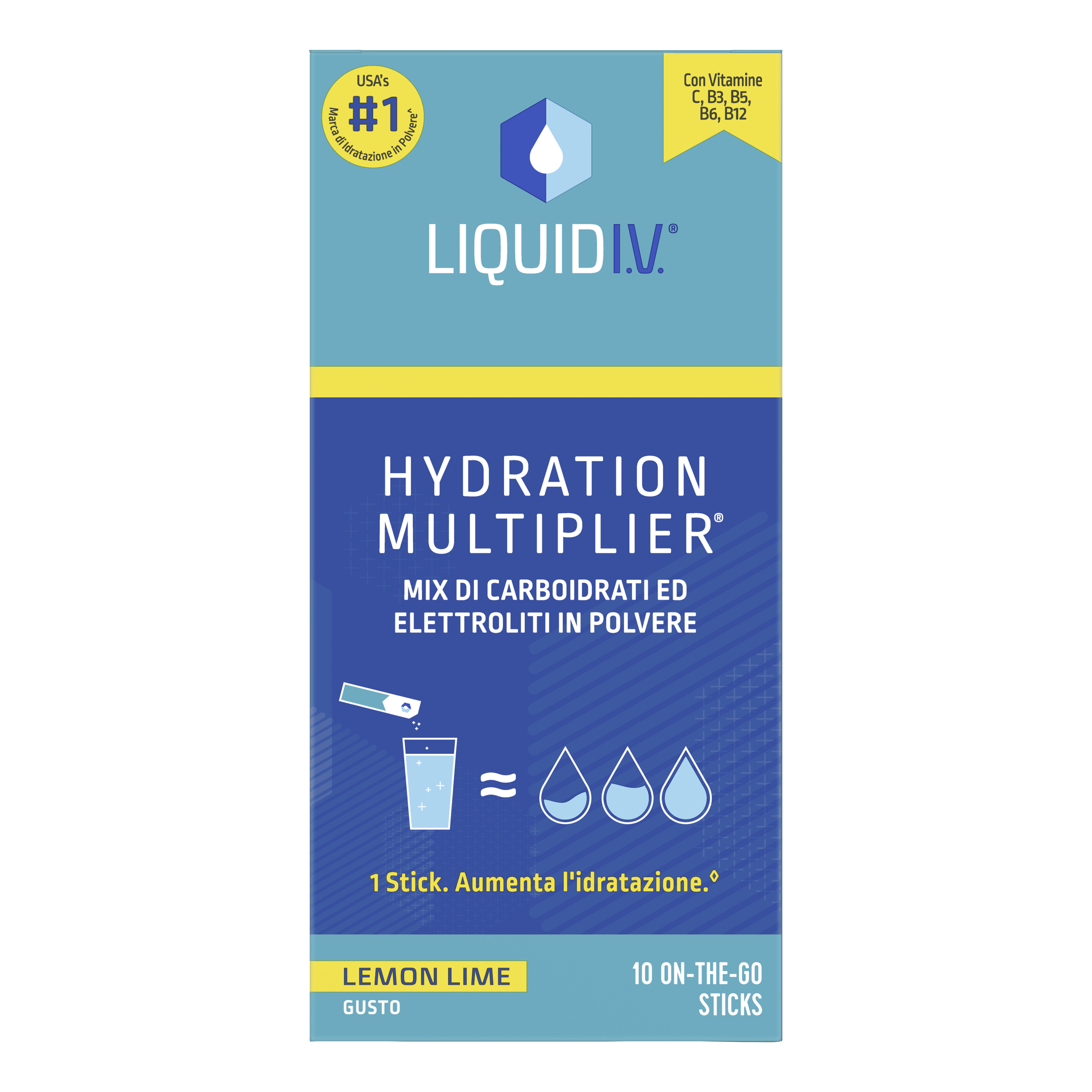 Equilibra hydration multiplier limone 10 stick