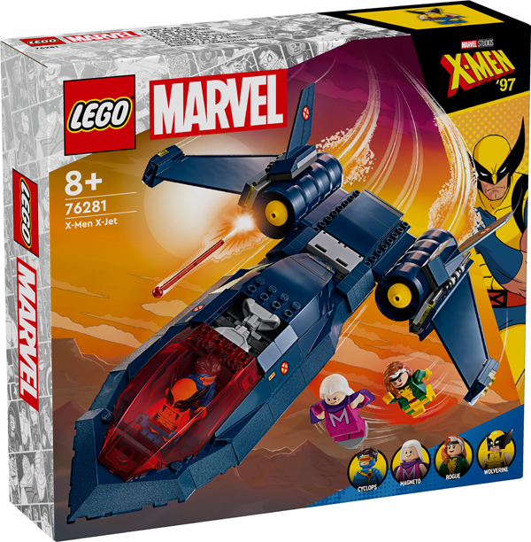 Lego super heroes marvel x-jet di x-men