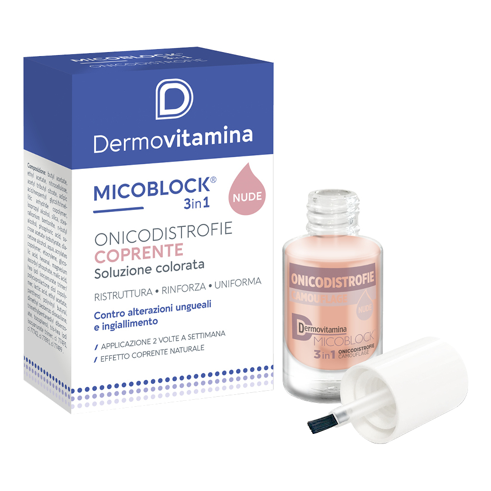 Dermovitamina micoblock 3 n 1 onicodistrofie coprente
