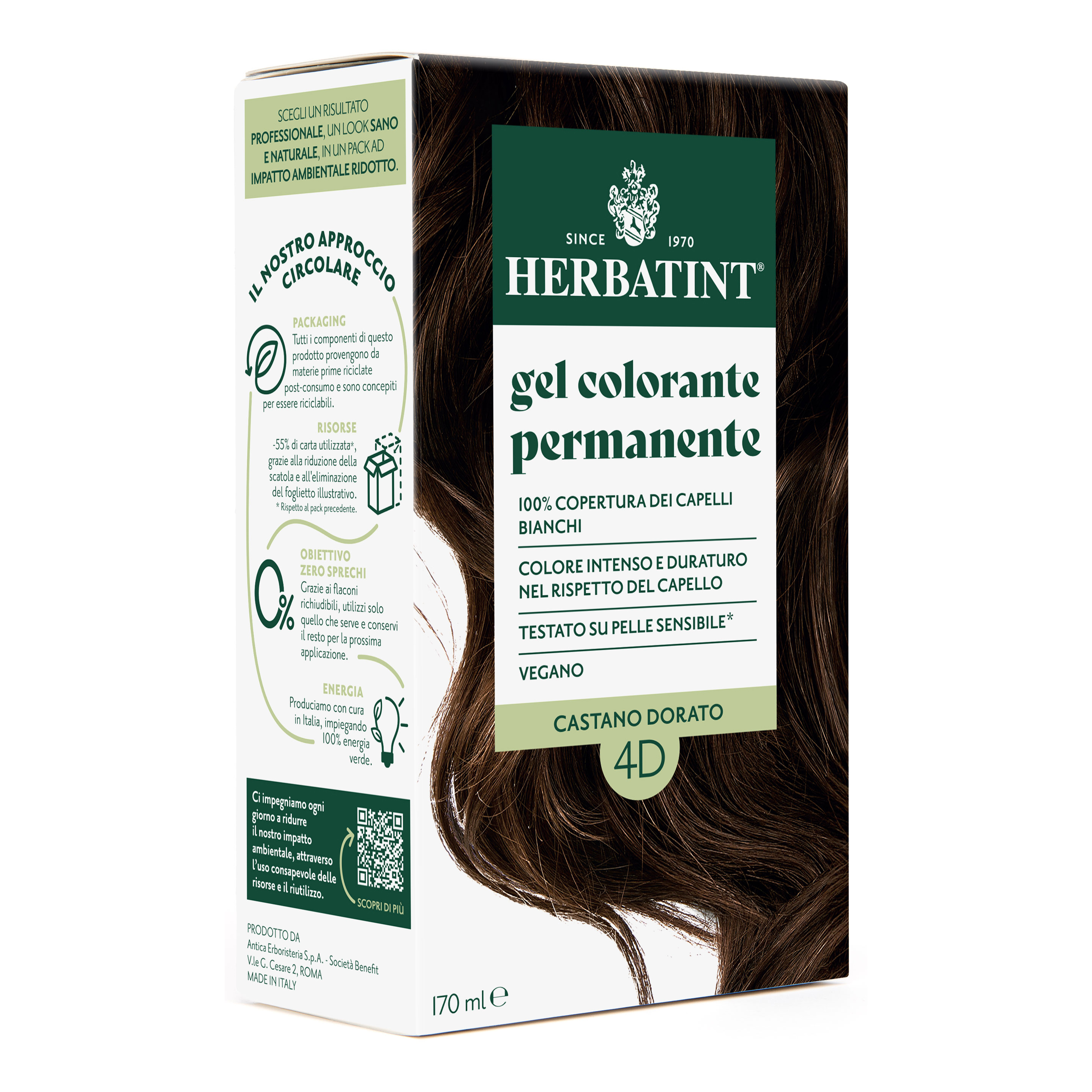 Herbatint 4d castano dorato 170 ml