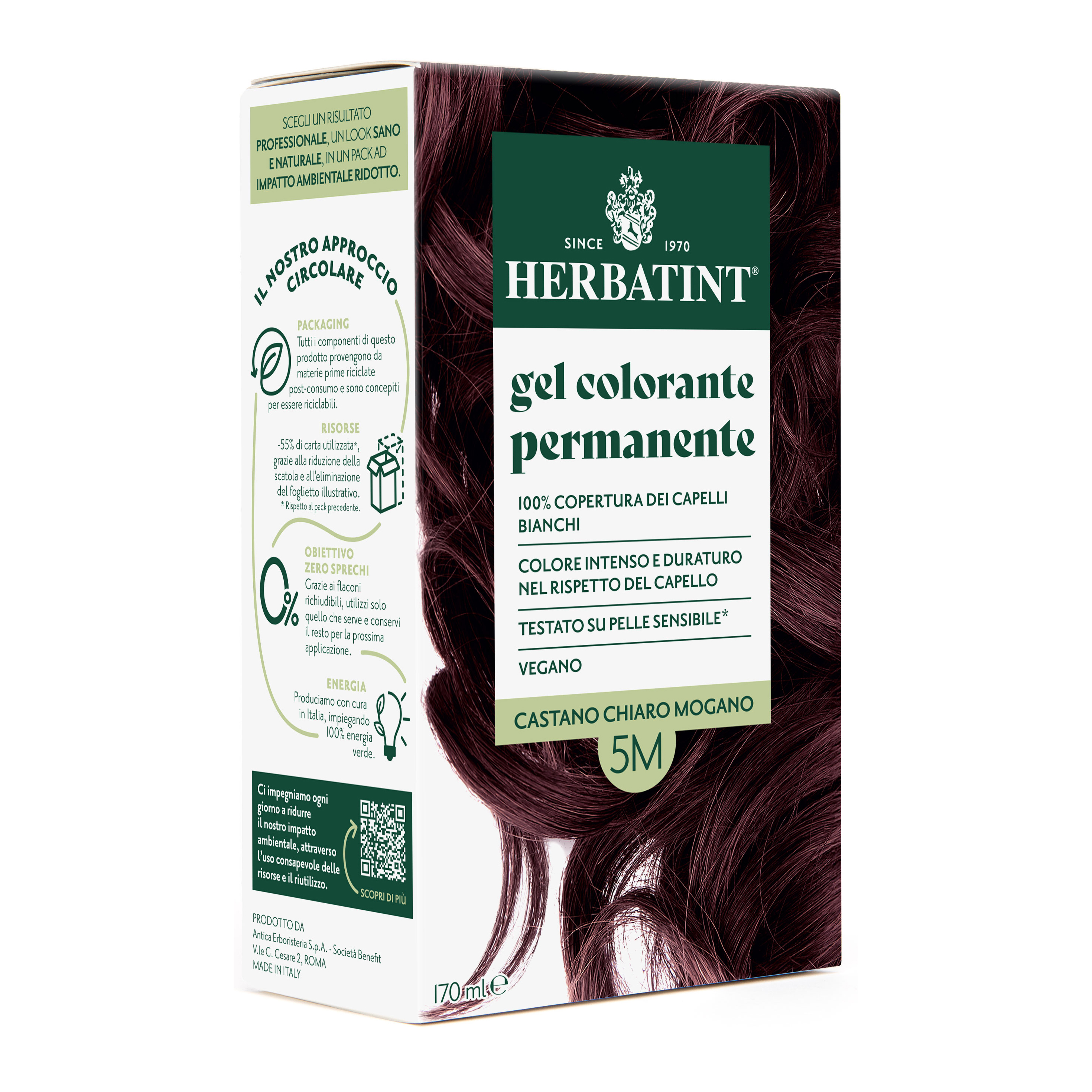 Herbatint 5m castano chiaro mogano 170 ml