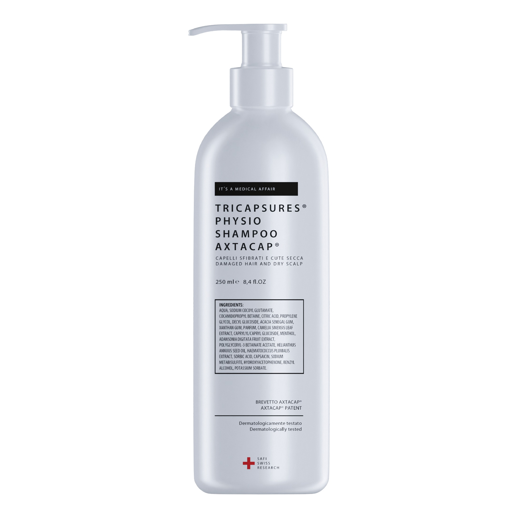 Tricapsures physio shampoo 250 ml