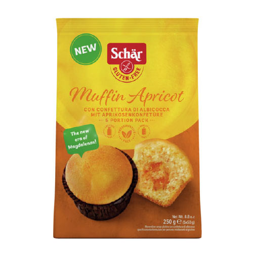 Schar muffin apricot 5 pezzi da 50 g