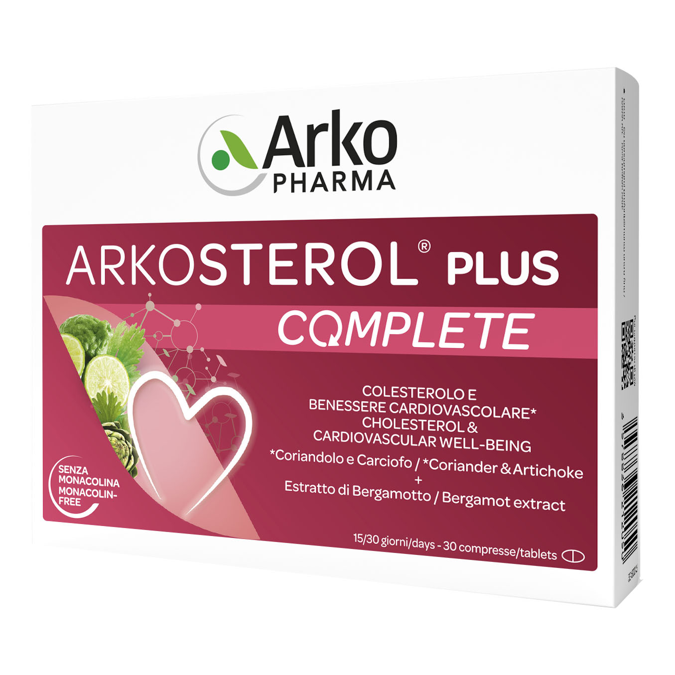 Arkosterol plus complete 30 compresse