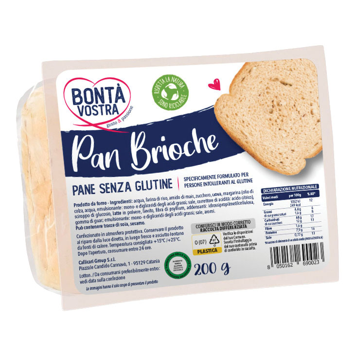 Bonta' vostra pan brioche 200 g