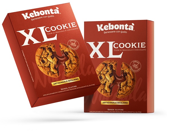 Kebonta' cookie xl cuor di nocciola 4x50 g
