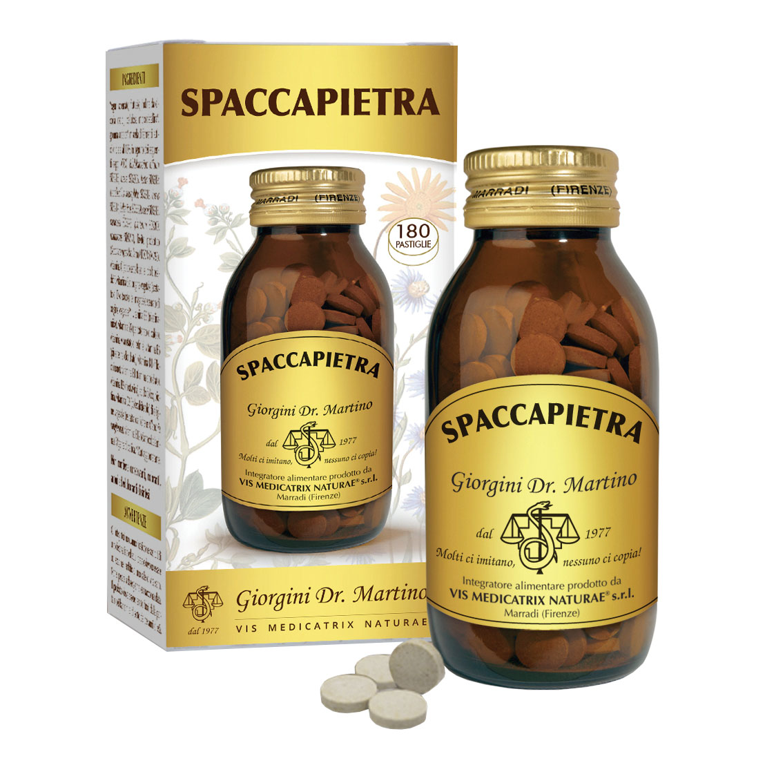 Spaccapietra 180 pastiglie da 500 mg